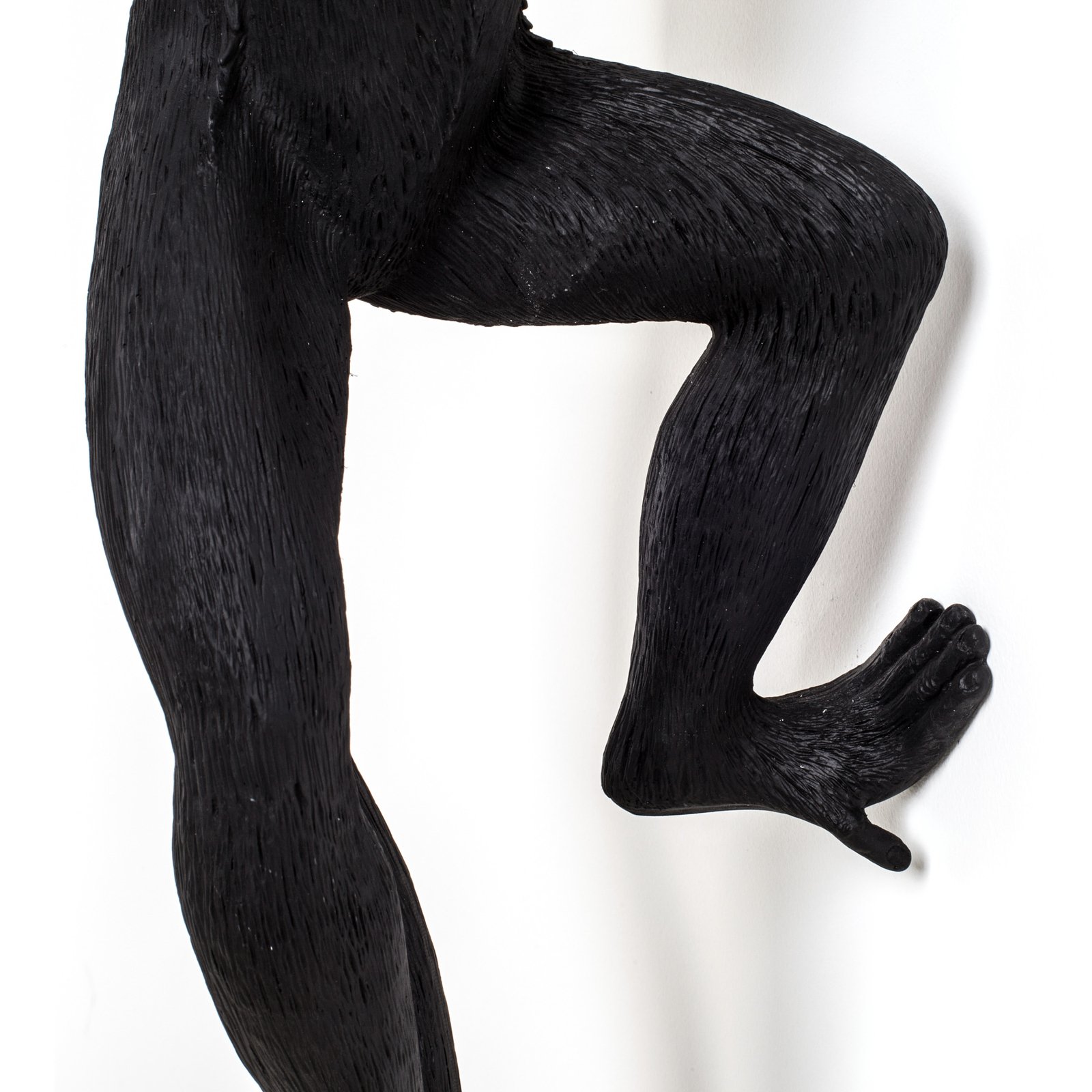 Monkey Hanging Candeeiro de Parede Exterior Left Black - Seletti
