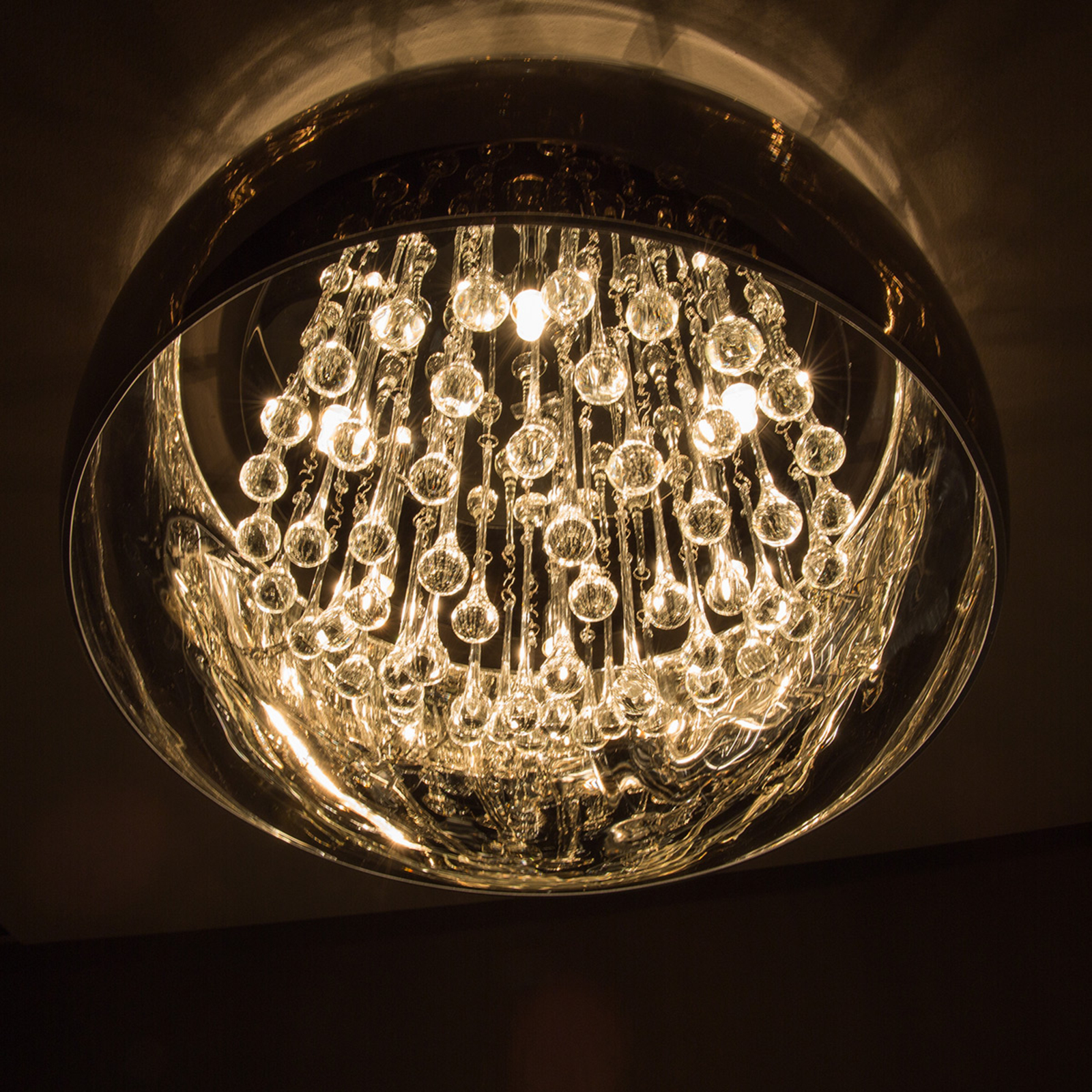 Wrak Interactie opleggen Pearl ceiling light, glass, Ø 50 cm | Lights.ie