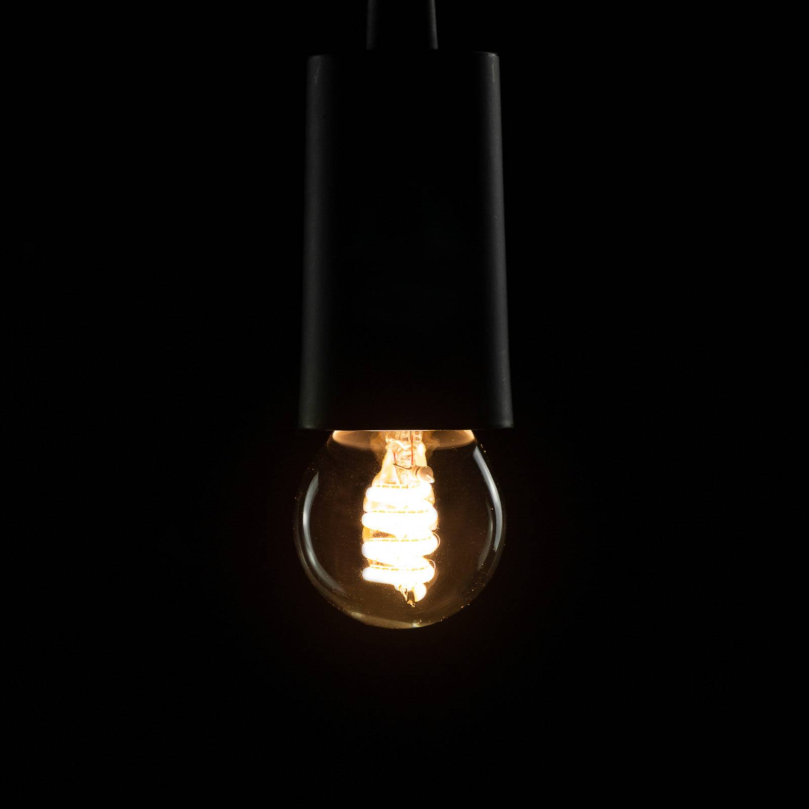 SEGULA LED-lampa E27 4 W G45 Curved ambient klar