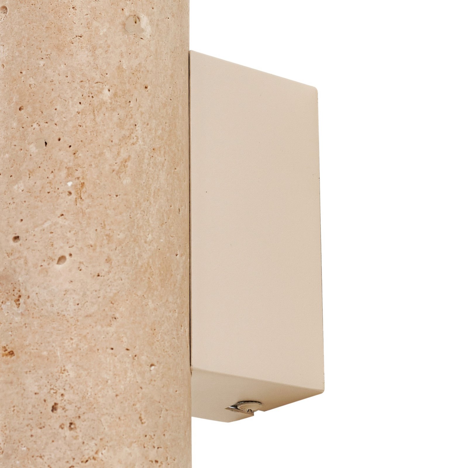 Applique murale Tavira, travertin, pierre, Up/Down - Lucande