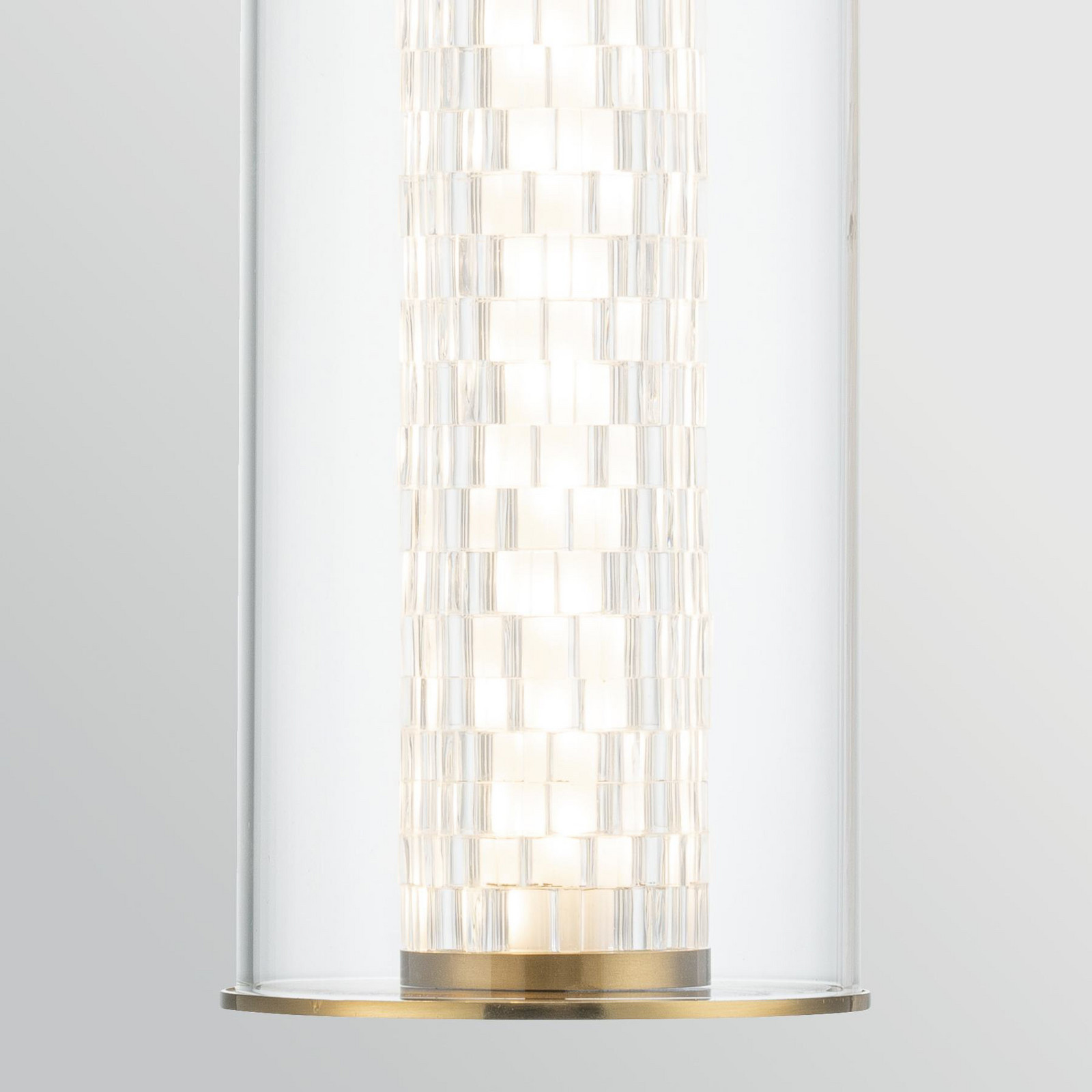 Quintiesse Aplică LED ESPADA auriu periat Ø 16 cm metal IP44 - Baie - Modern - auriu periat transparent - Aluminiu