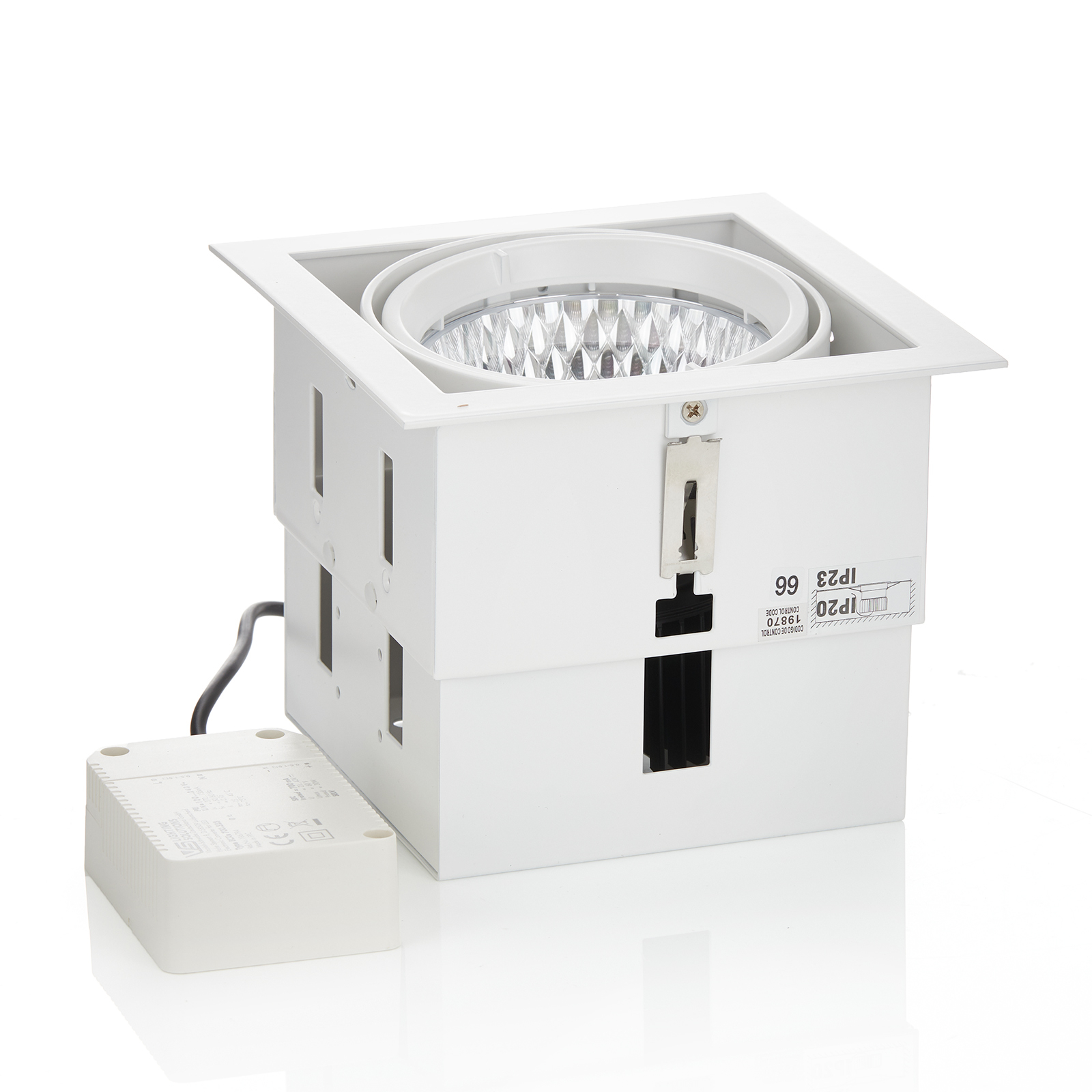 Arcchio Adin LED-Einbaulampe, 4.000K, 25,9W, weiß
