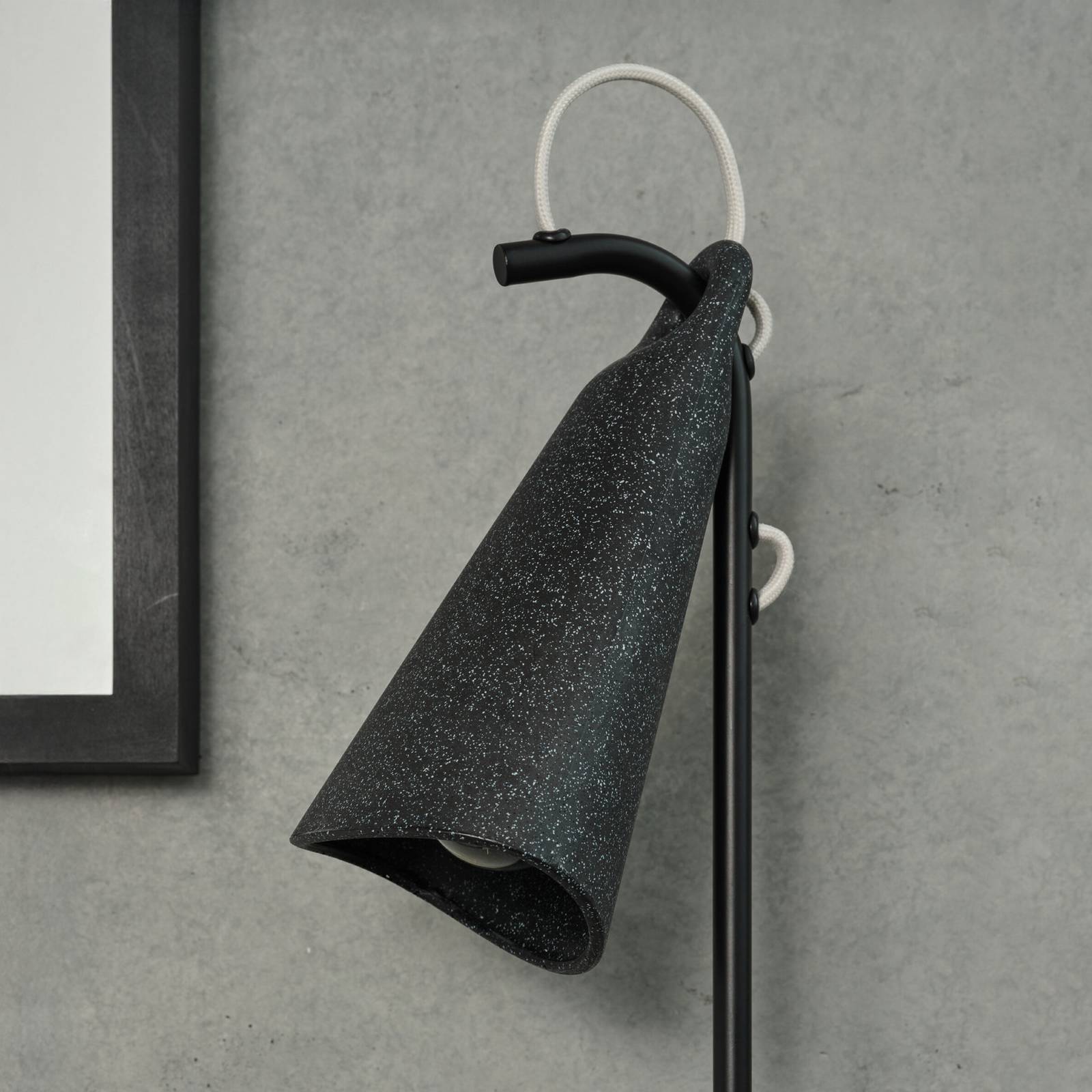 Lampa stojąca OSRAM Decor Bell, czarna, stal, E27, wys. 120 cm