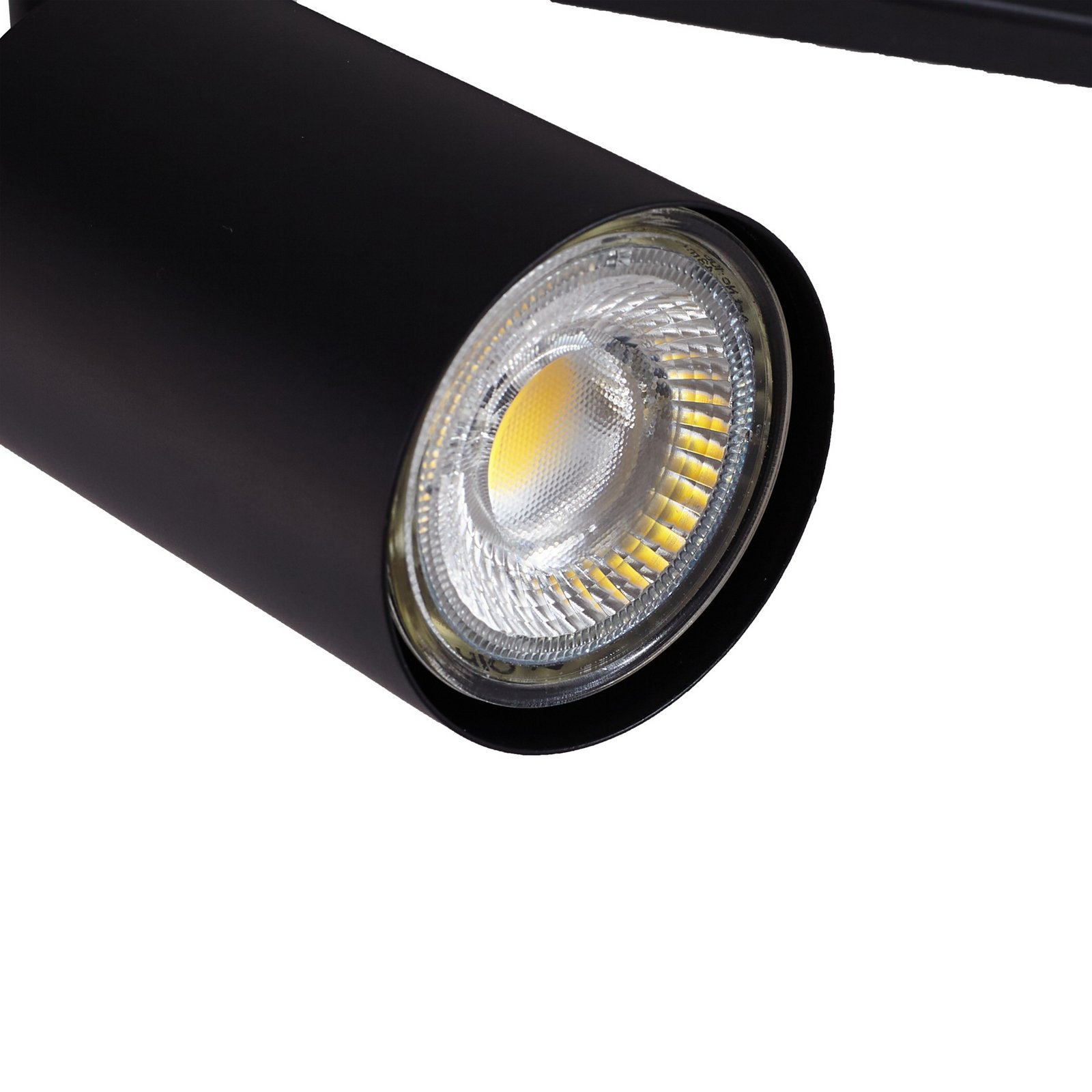 Lindby Deckenstrahler Bravius, schwarz, 6-flammig, Eisen