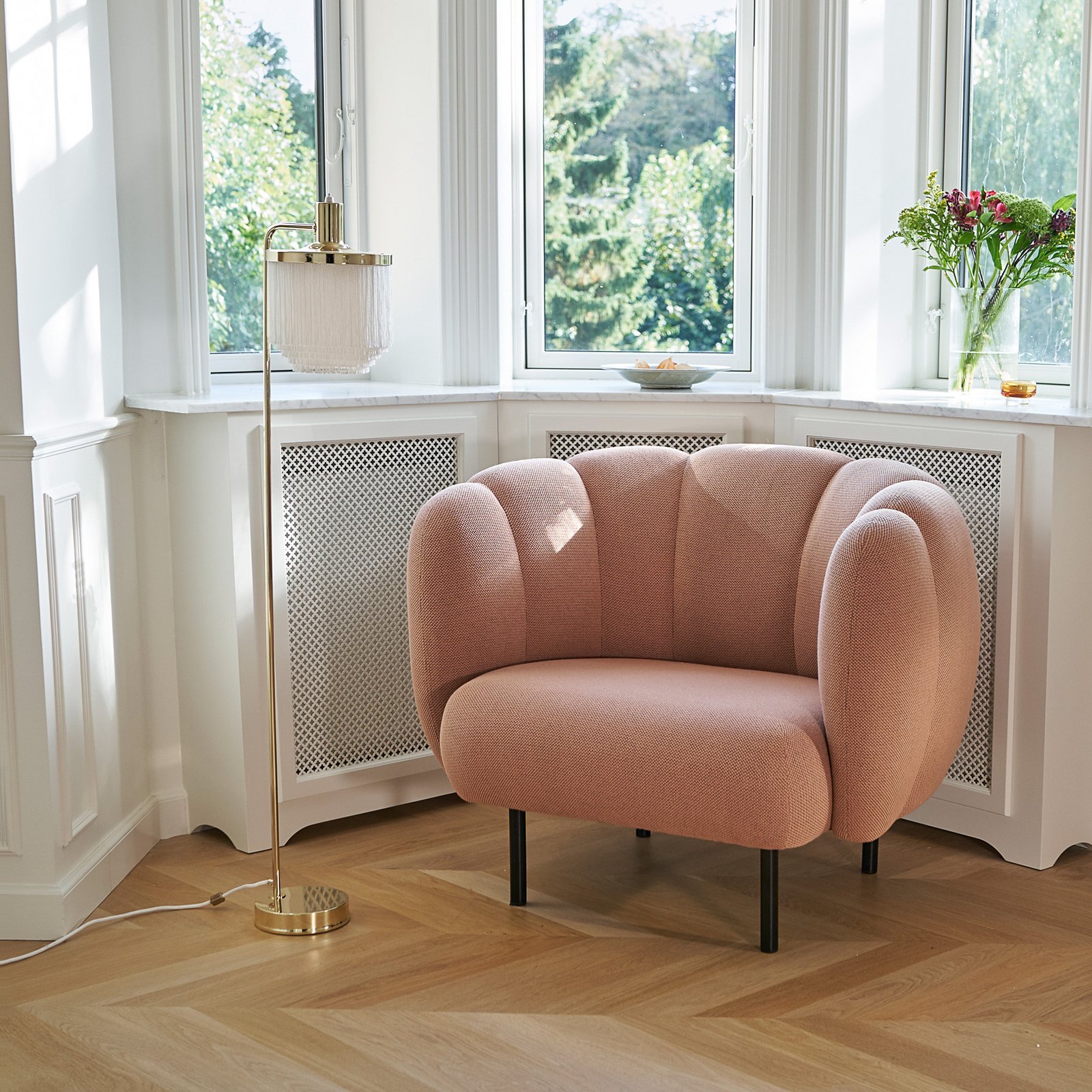 Fringe Lattiavalaisin Cream White - Warm Nordic