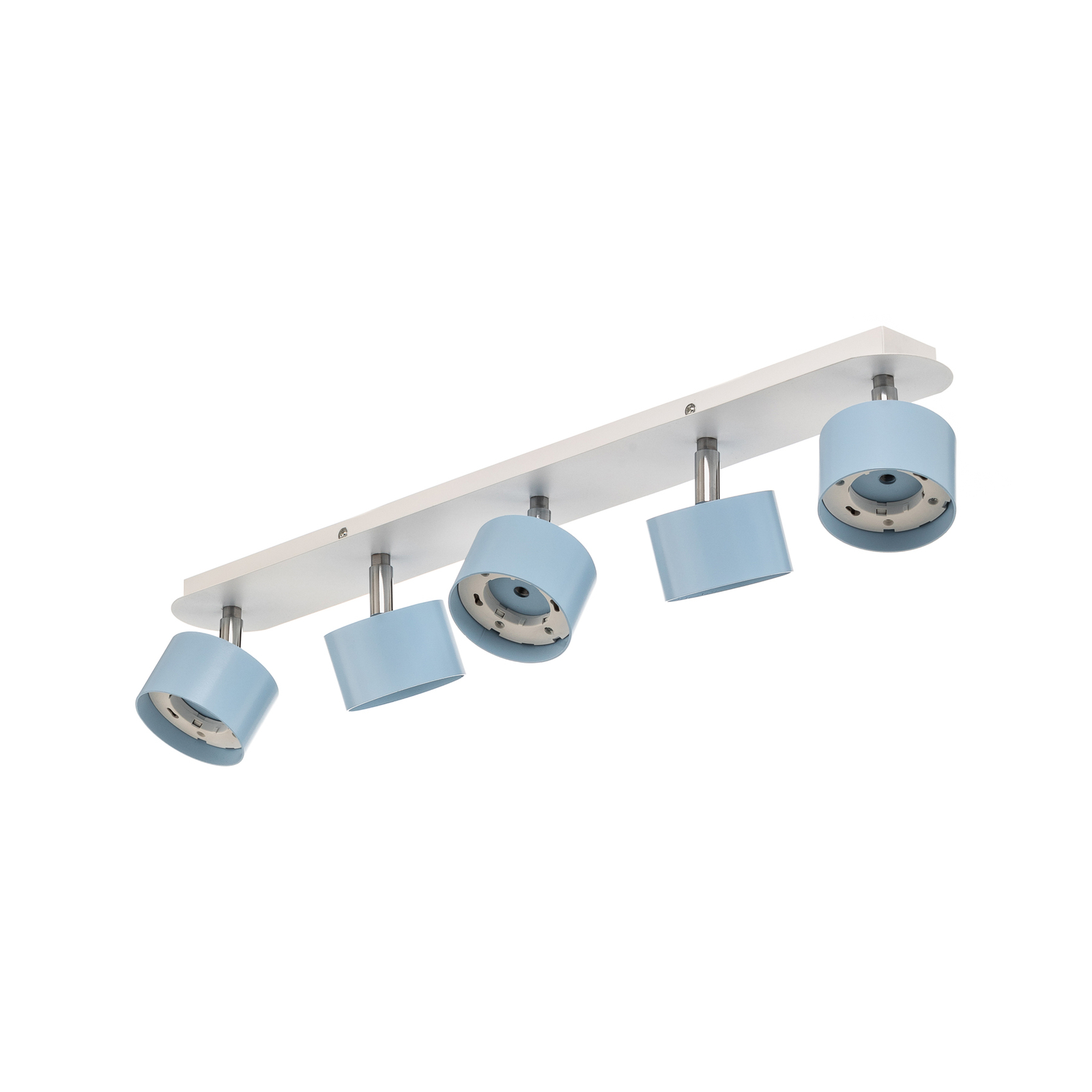 Ceiling spotlight Cloudy 5-bulb Blue