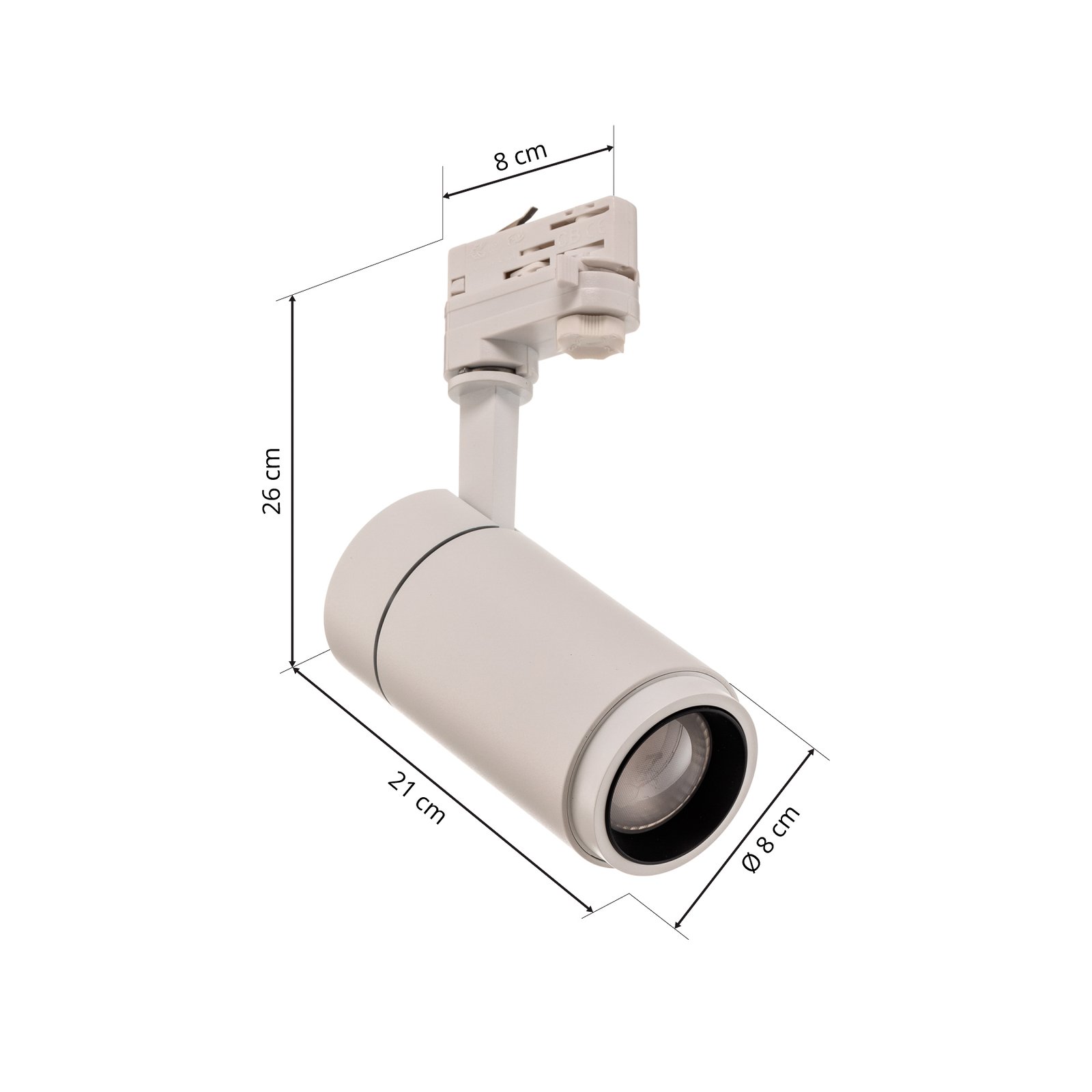 Arcchio Nanna LED-Schienenstrahler weiß 4000K 21W