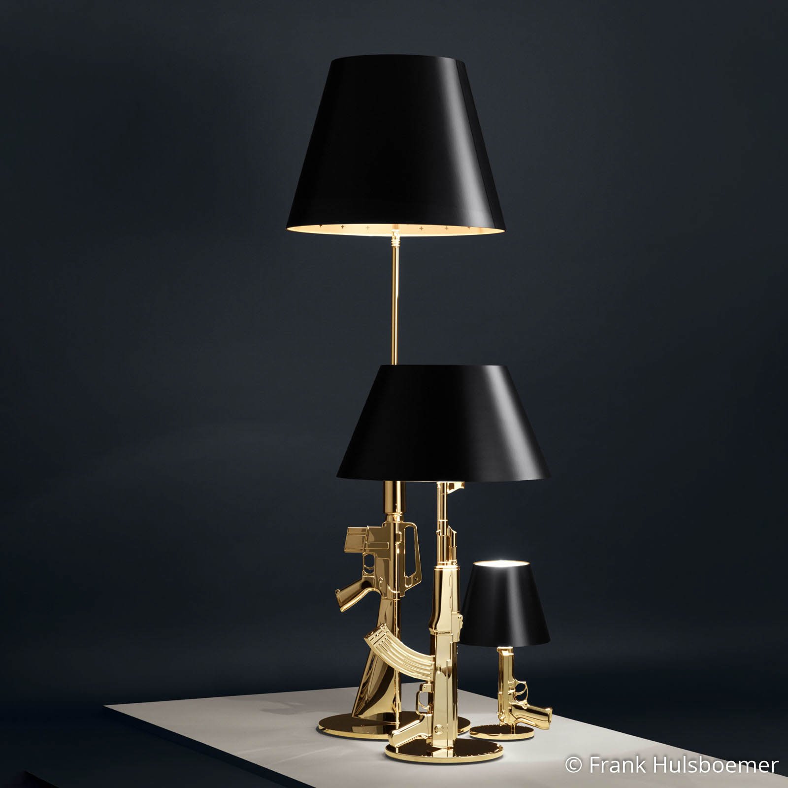 FLOS Table Gun - lampă de masă, auriu