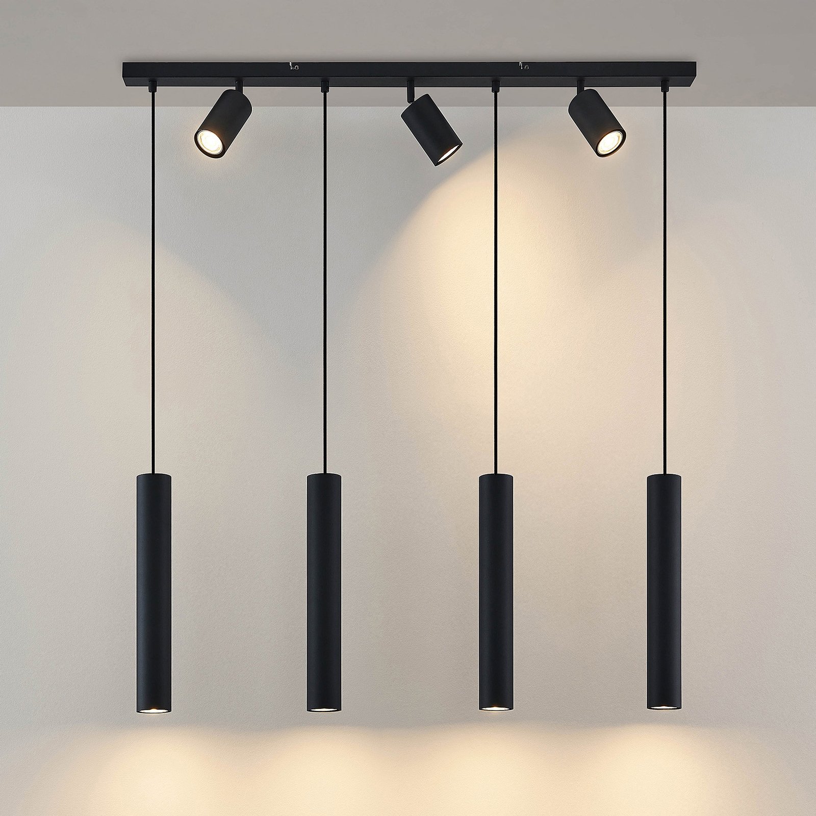 Sanad Lámpara Colgante L100 Sand Black - Lindby