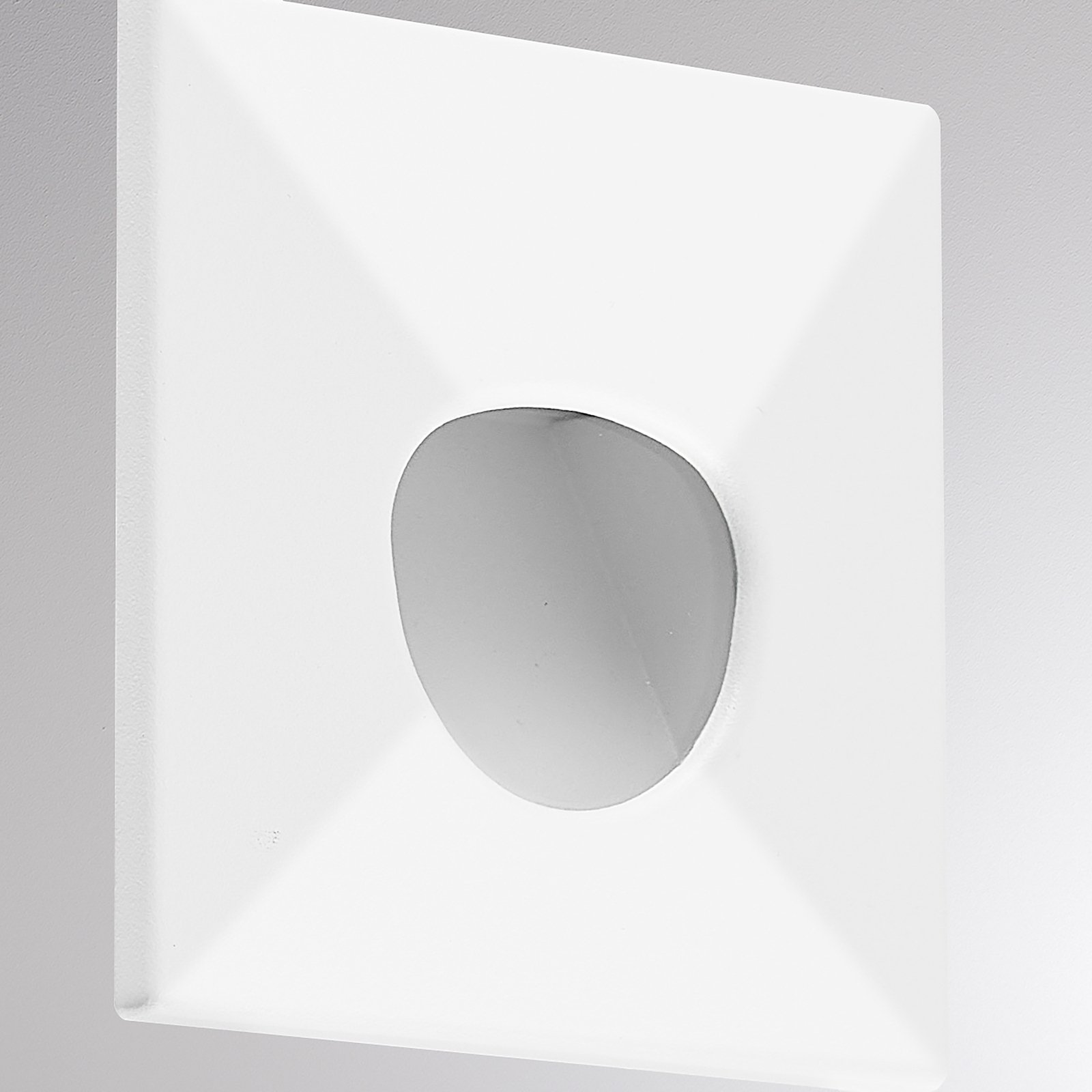 Molto Luce LED recessed light Wall 68 R Sina IP44 SQ, white, CCT