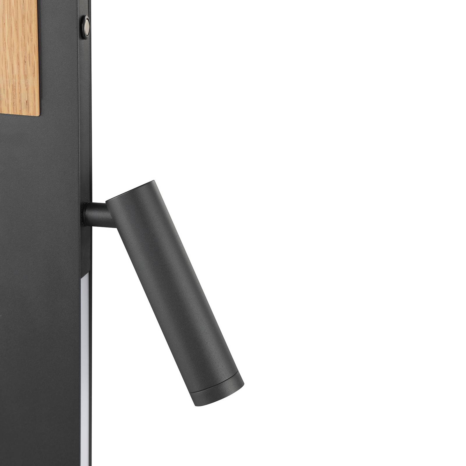Lampa stojąca LED Streamline, wysokość 145 cm, czarna, lampka do czytania
