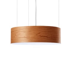 LZF Gea Slim LED a sospensione 0-10V dim, ciliegio