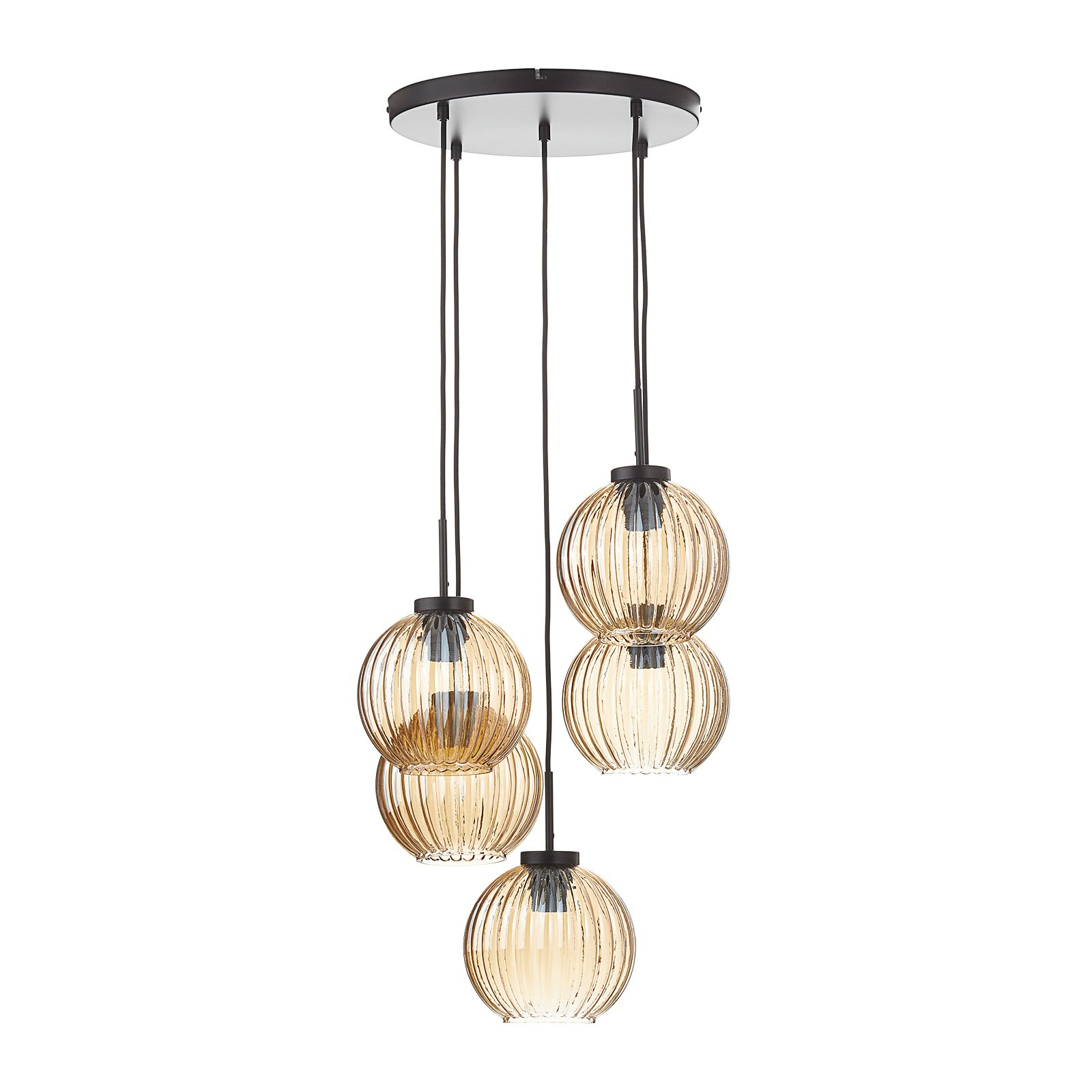 Zucca pendant light, 5-bulb