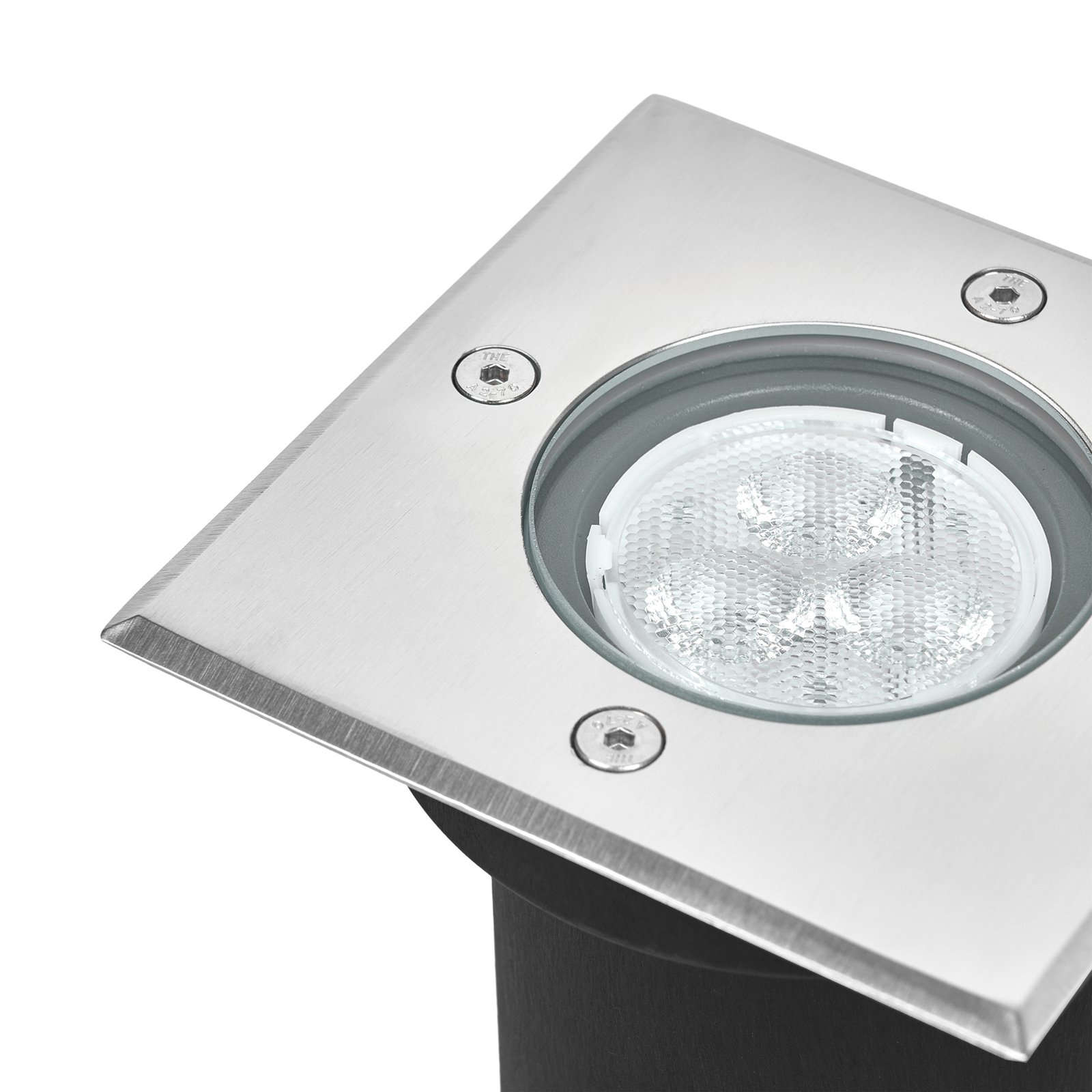 Ava LED Spot à Enterrer Extérieur Steel - Lucande