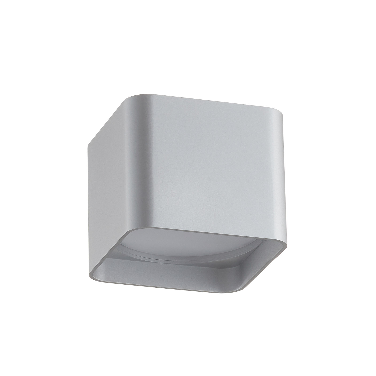Helestra Dora LED ceiling light angular silver