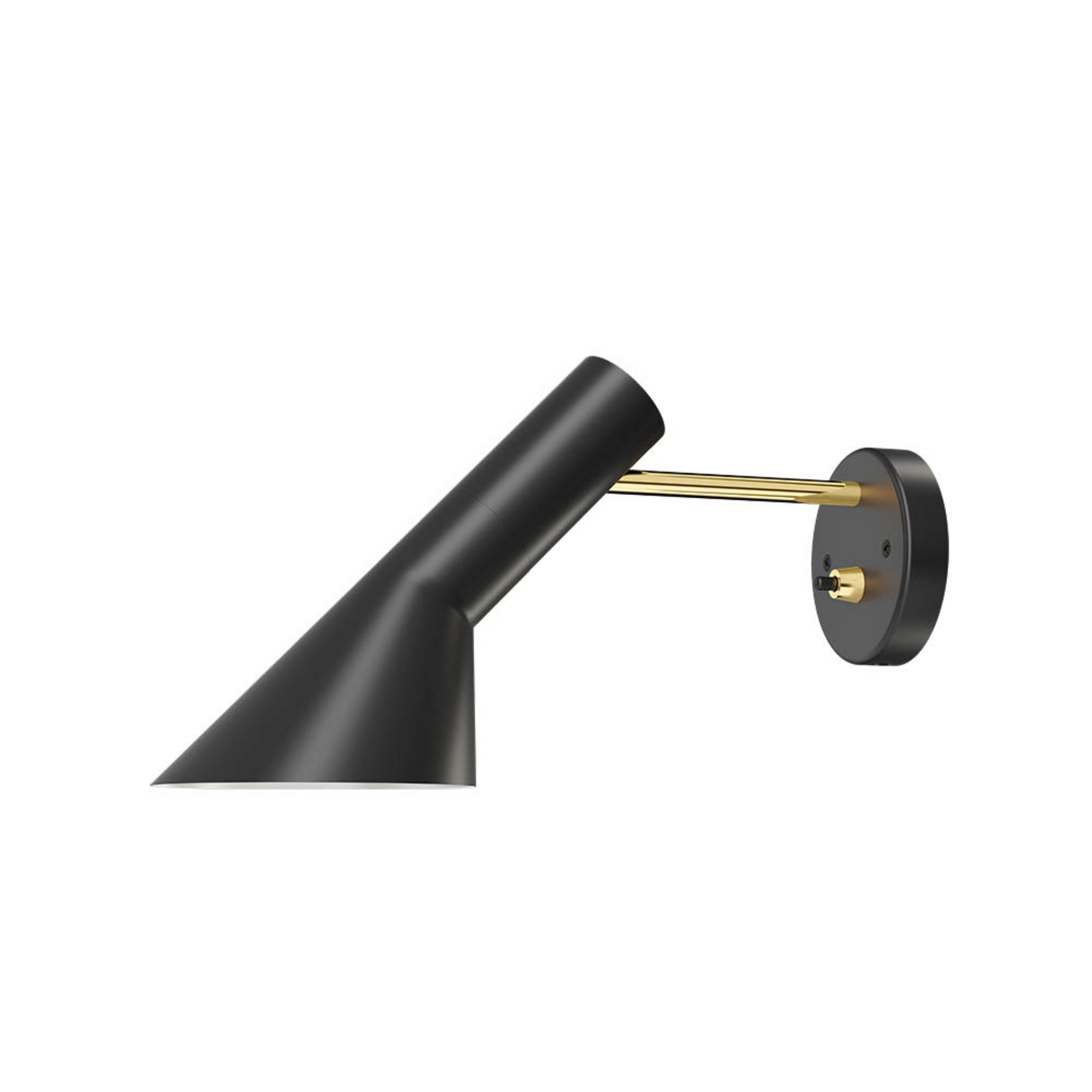 AJ Lampa Ścienna HW w/Switch Brass/Black - Louis Poulsen