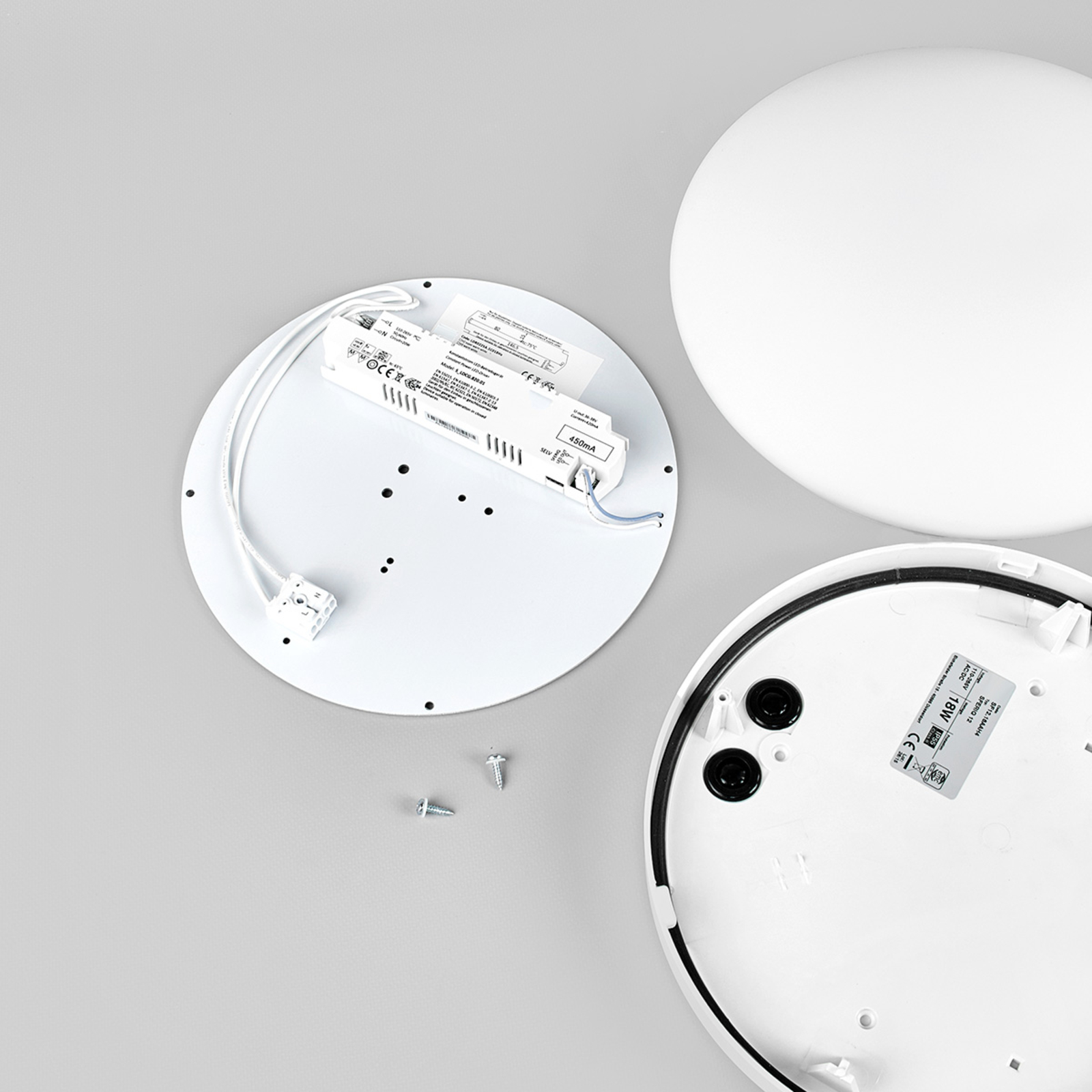 LED-Wandleuchte Sun 12 IP55, 8W 3000K ww