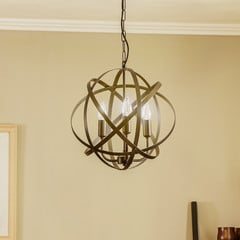 Lámpara colgante AV-4183-3BSY en negro, 3 luces