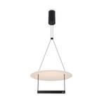 Maytoni Suspension LED Ambience, Ø 42 cm, noir / blanc