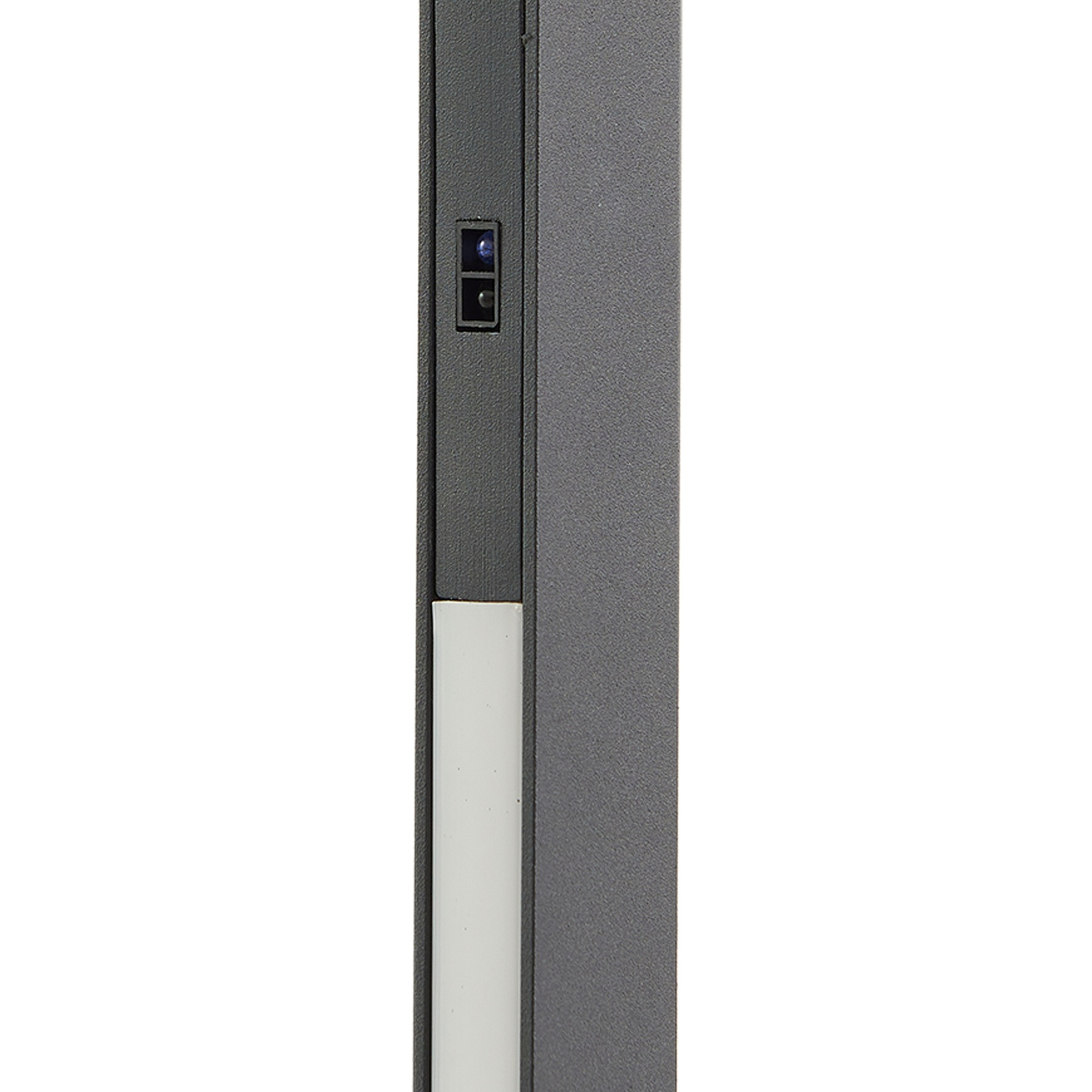 Lucande LED stāvlampa Linija, melna, augstums 110 cm, sensors