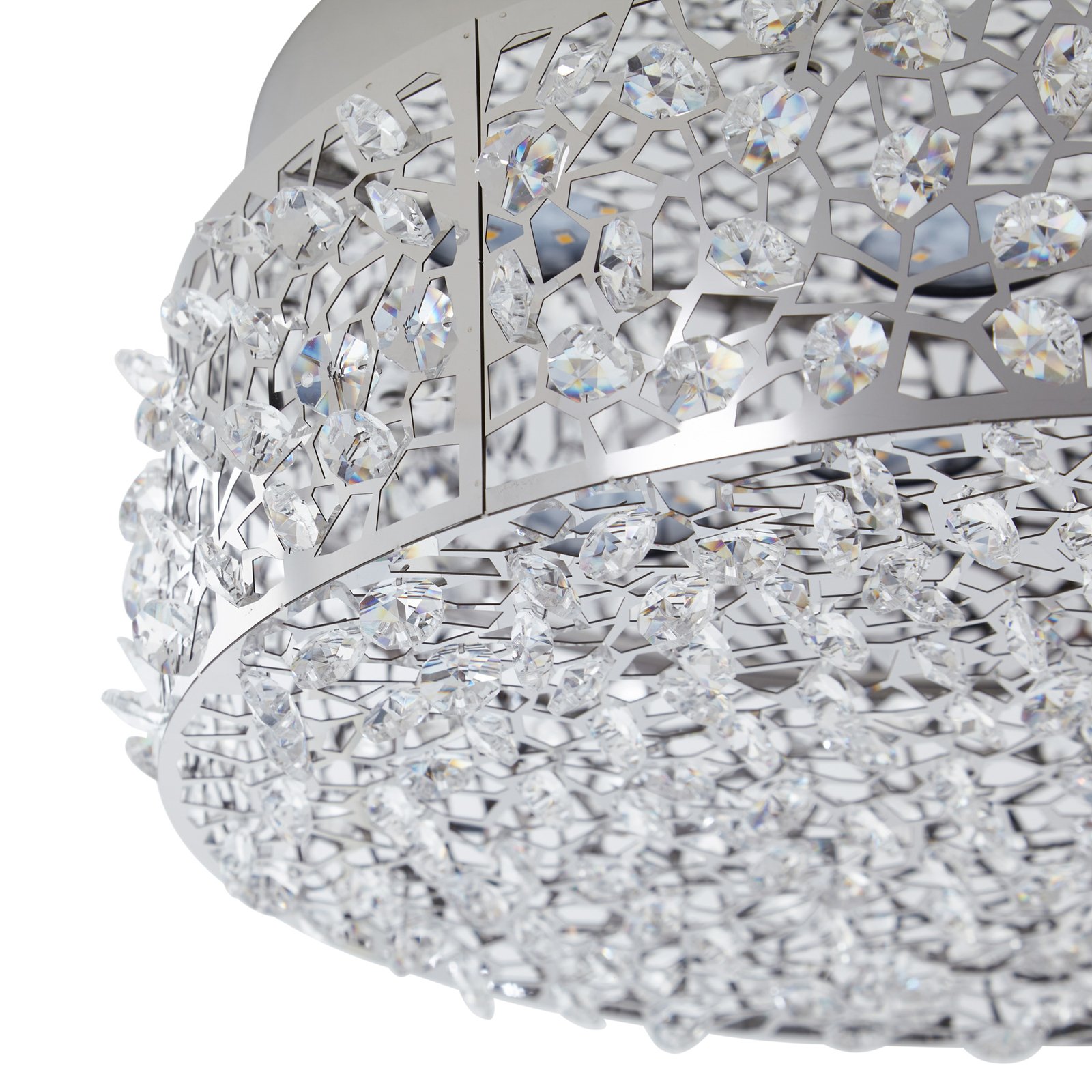 Felias Plafondlamp Chrome/Clear - Lucande