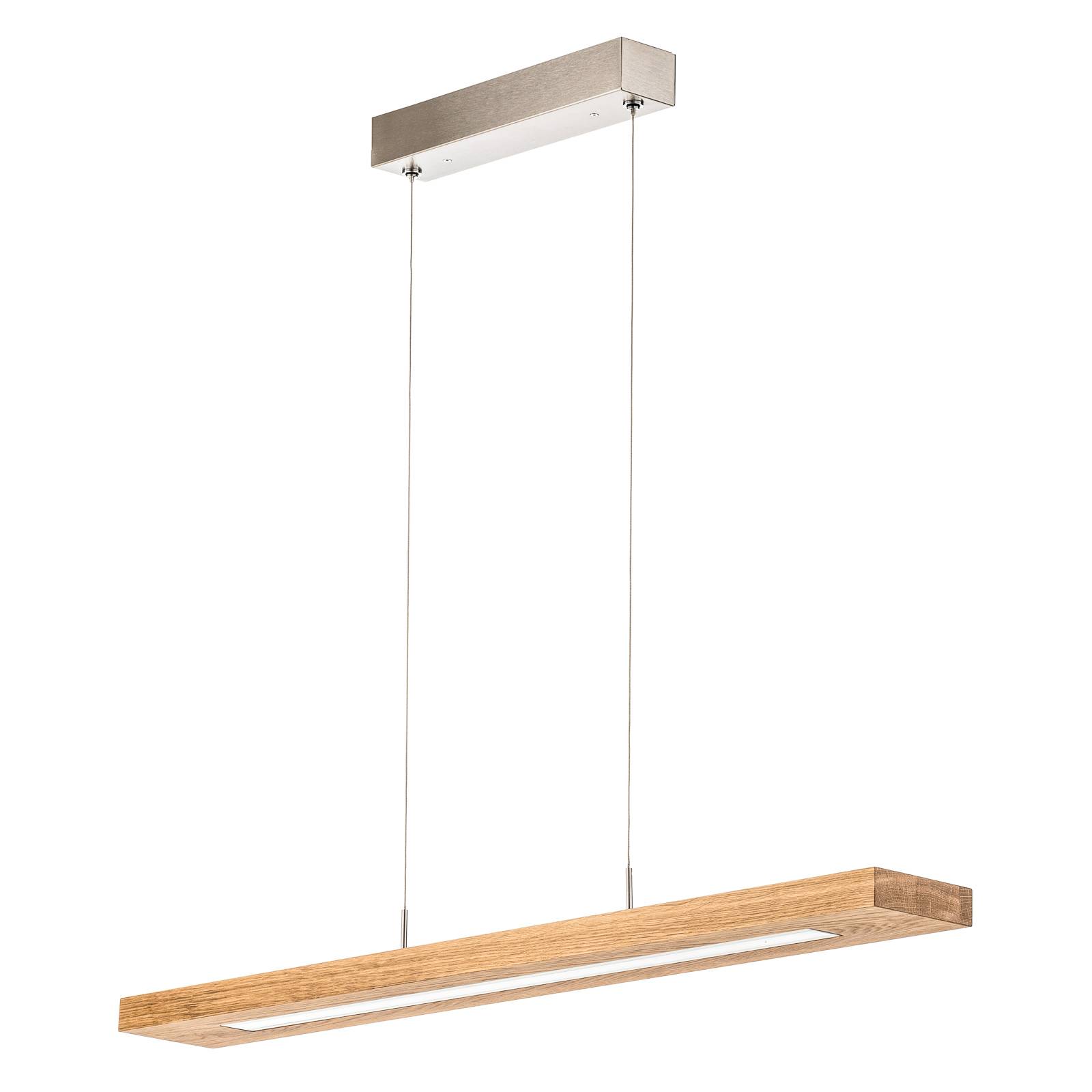 HerzBlut Dana Hängelampe Eiche geölt schiefer 90cm
