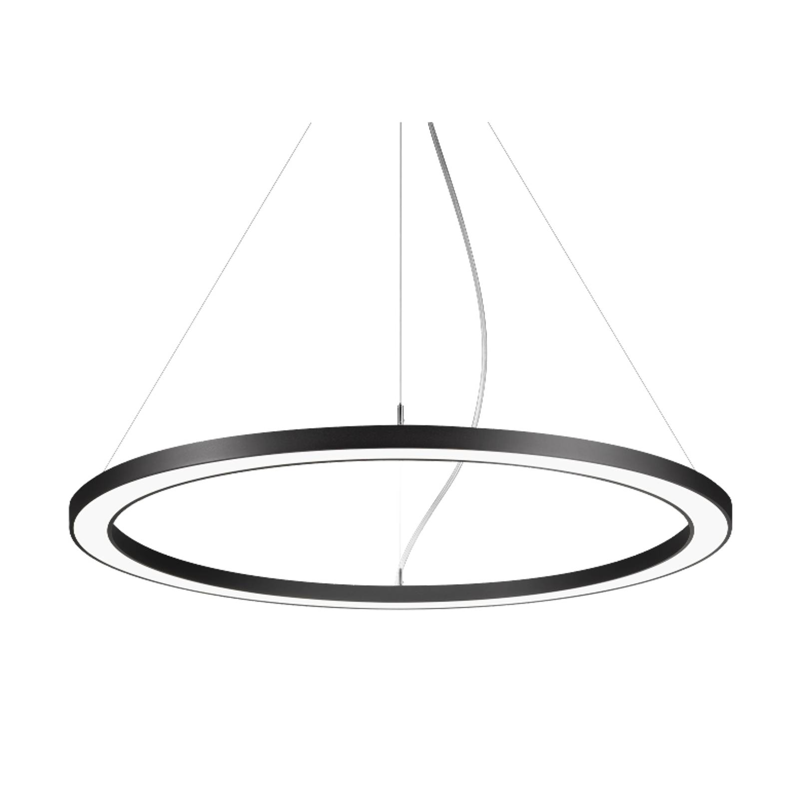 BRUMBERG Biro Circle Ring 3,5 direkt 45cm DALI schwarz 3000K