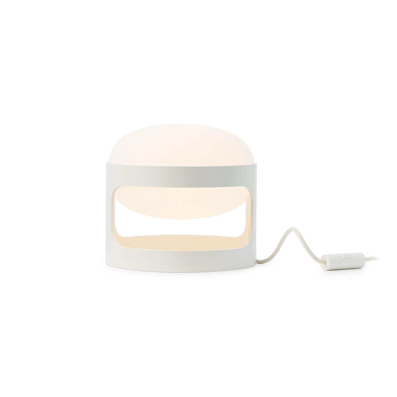 lampe de table LED KD28, blanche, hauteur 23 cm - Kartell