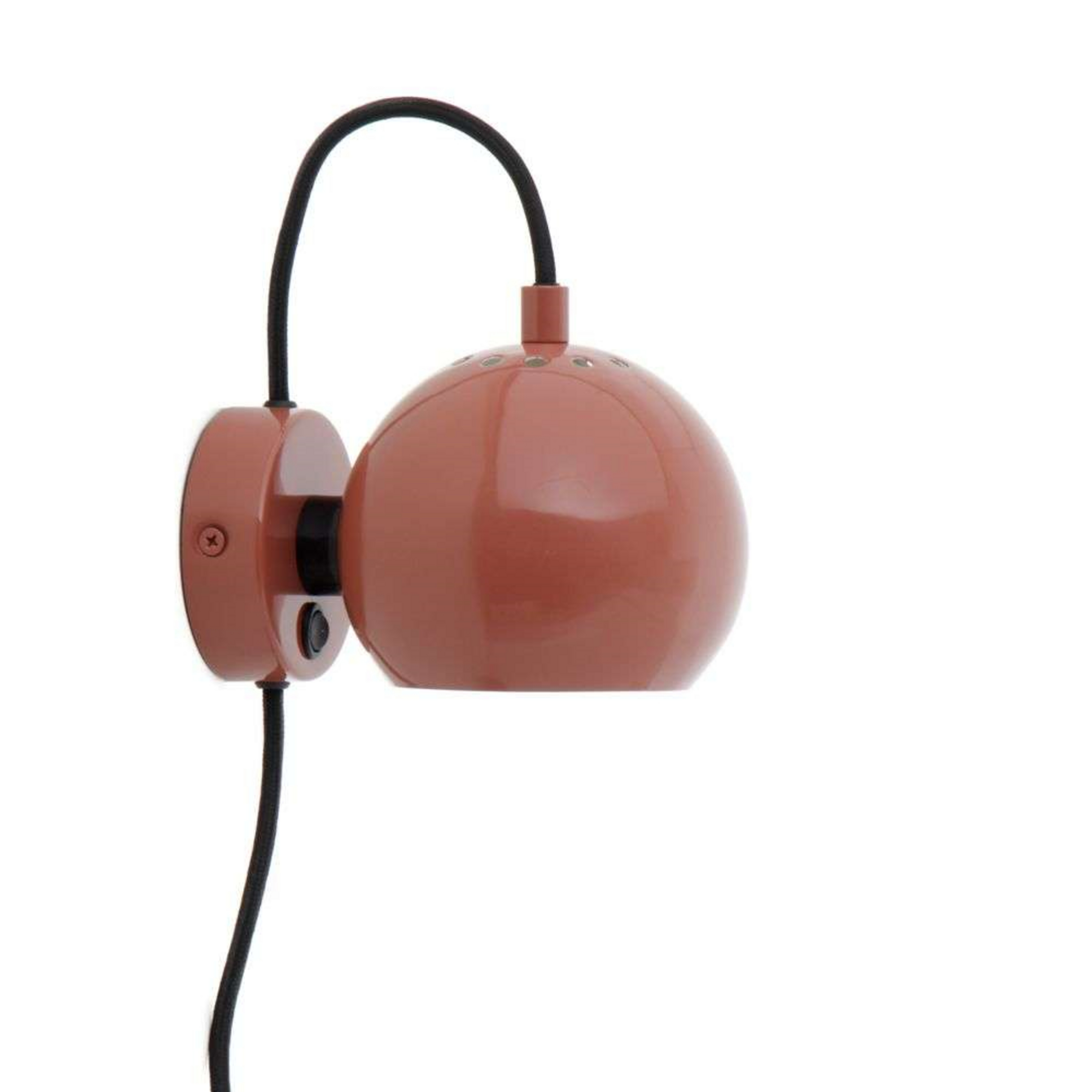 Ball Væglampe Glossy Red - Frandsen