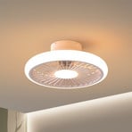 LED stropni ventilator Turbo, bijeli, DC tihi Ø 51 cm CCT