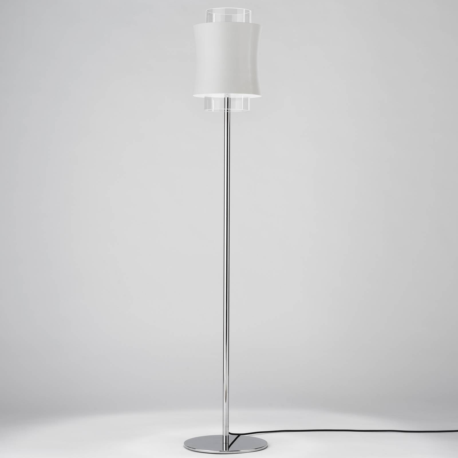 Prandina Fez F1 lampadaire blanc mat