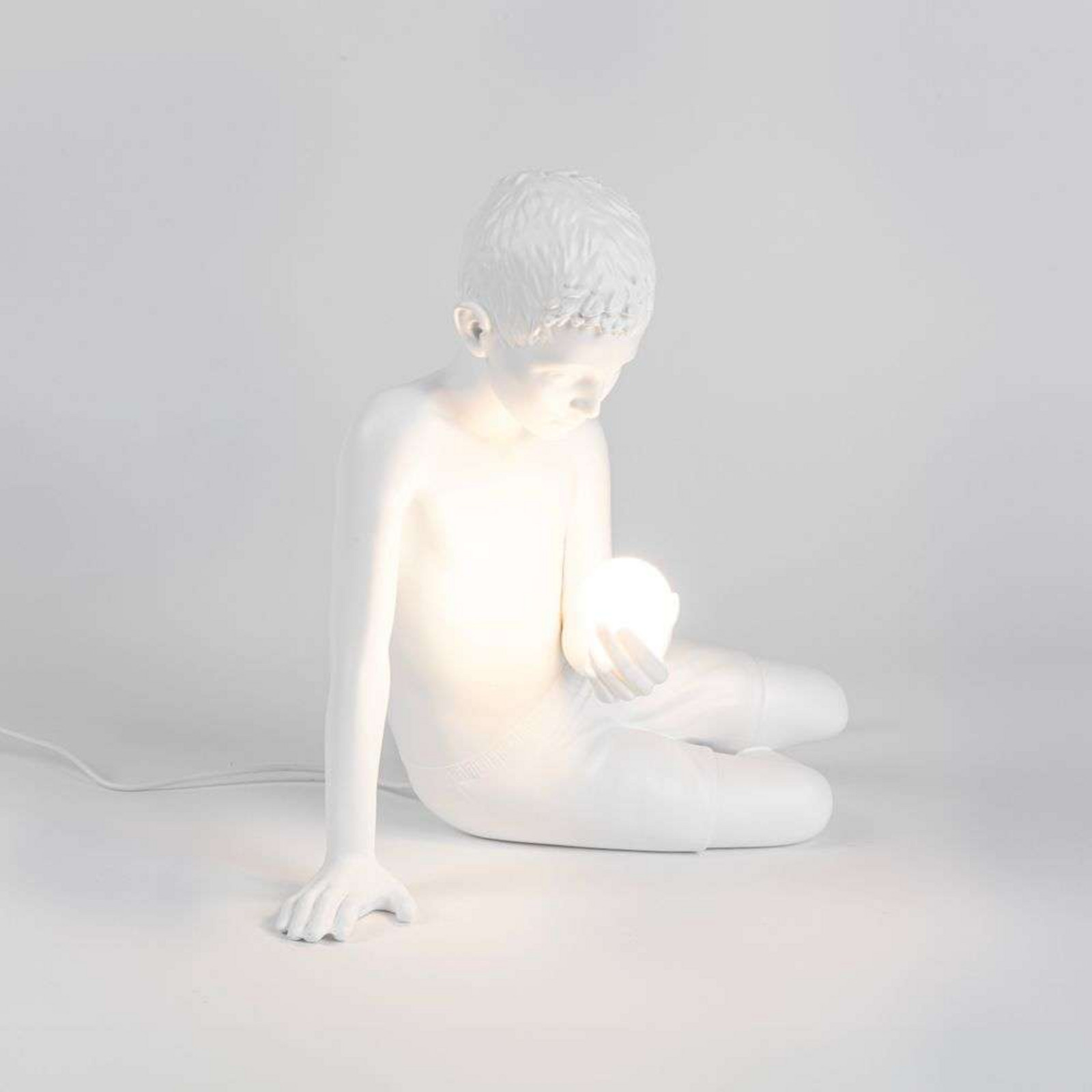 Innerglow Boy Bordslampa Mini White SELETTI - Vardagsrum - Plast