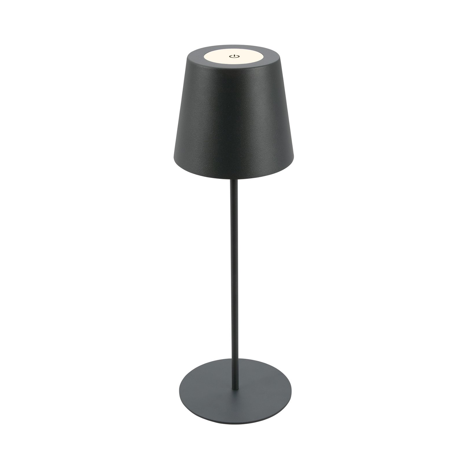 Lampe de table LED rechargeable 7508015, anthracite 2.700 K IP44 Touchdim