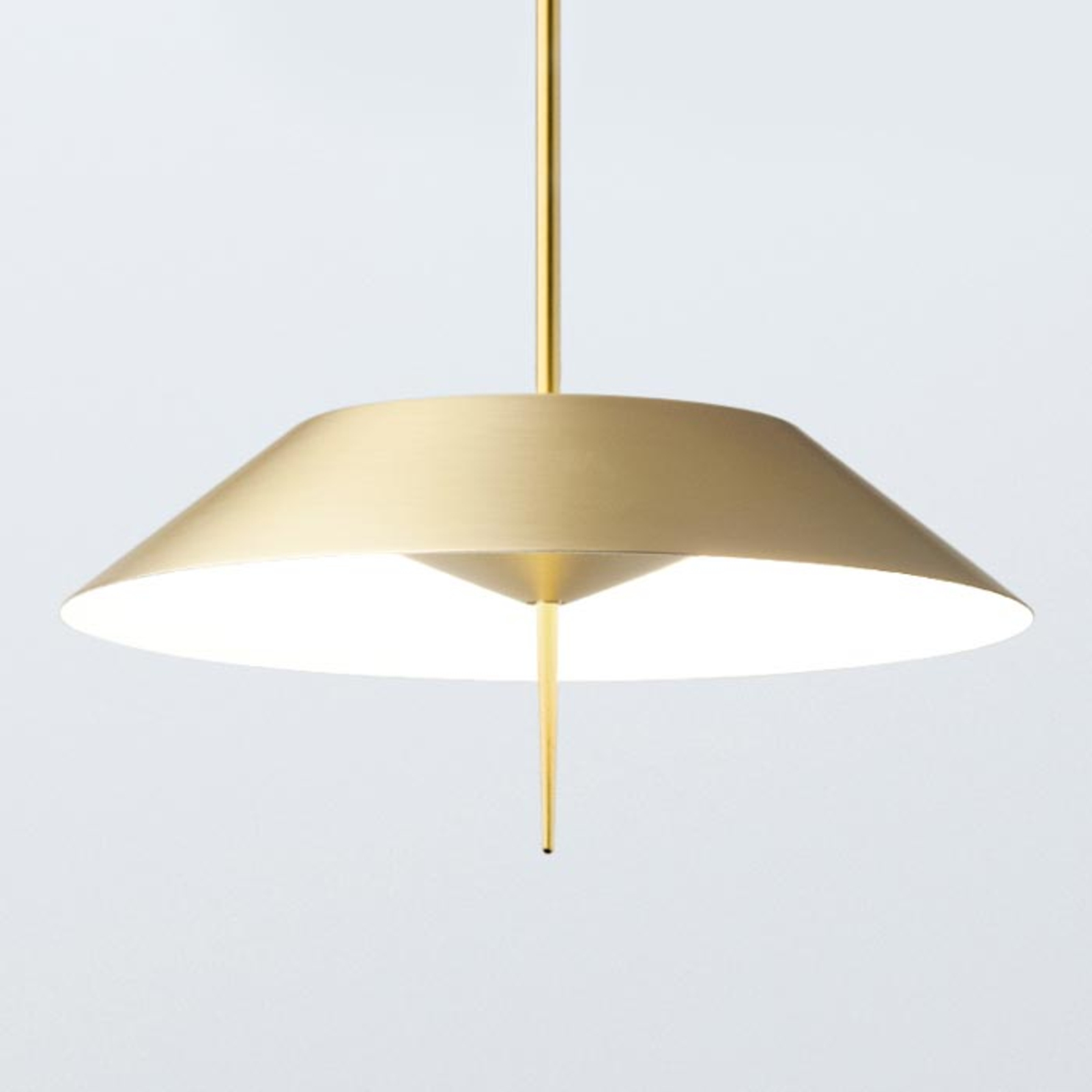 Vibia Mayfiar LED pendant light one-bulb, gold