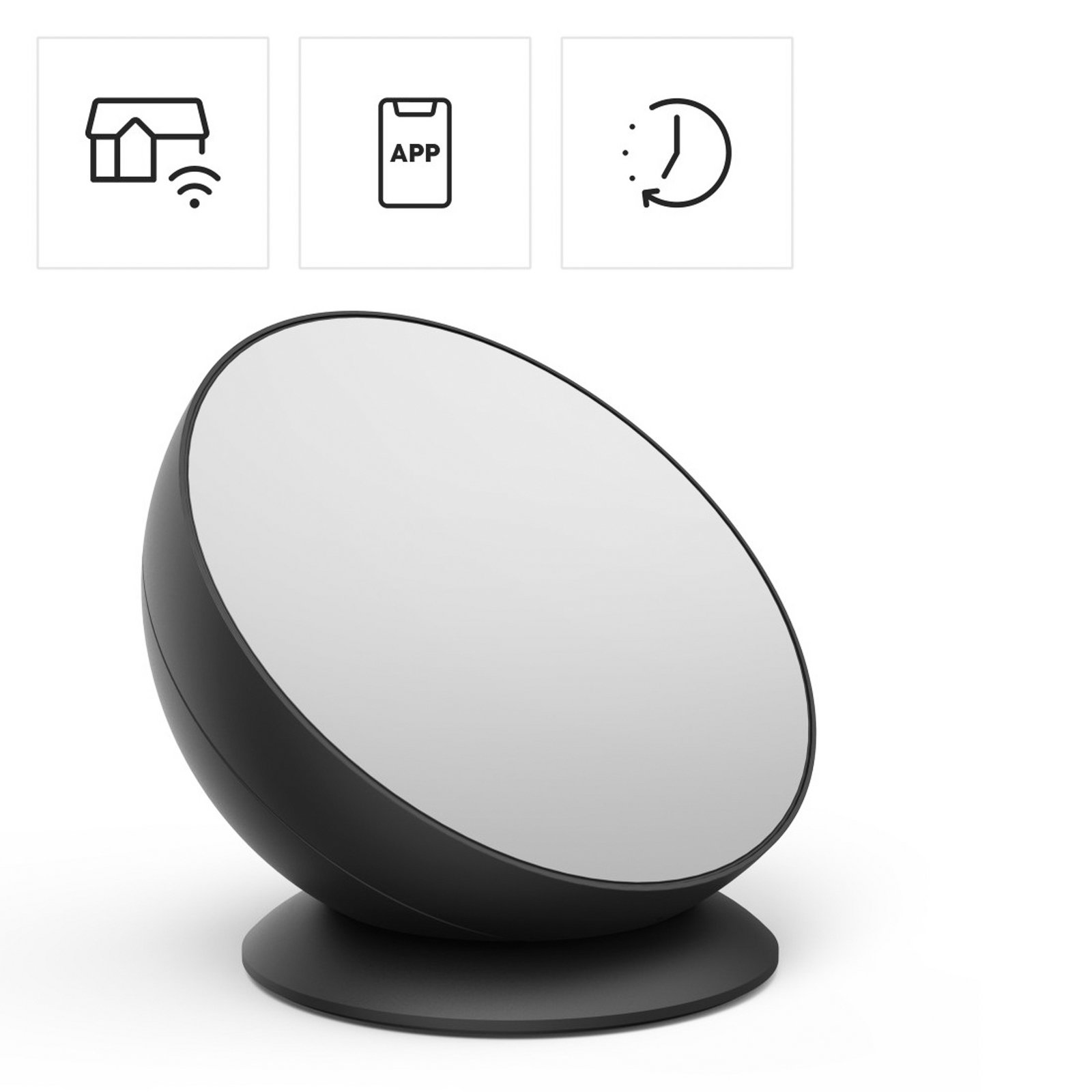 Hama pametna LED stolna lampa, crna Wi-Fi, RGBW, prigušljiva Hama pametna LED stolna lampa, crna Wi-Fi, RGBW, prigušljiva