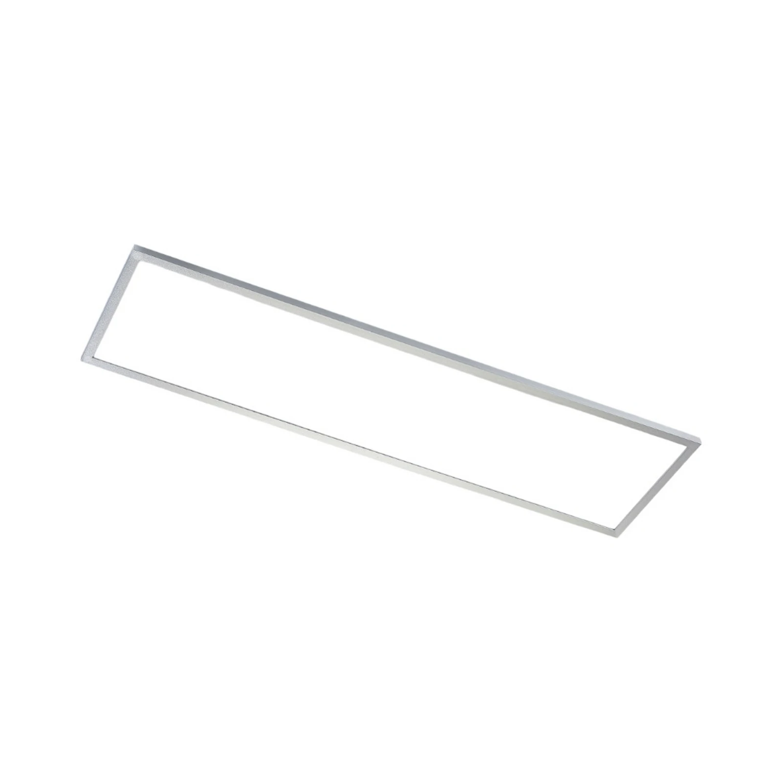 Panneau LED Arthur d'Arcchio, 120 x 30 cm, argent, 4000 K