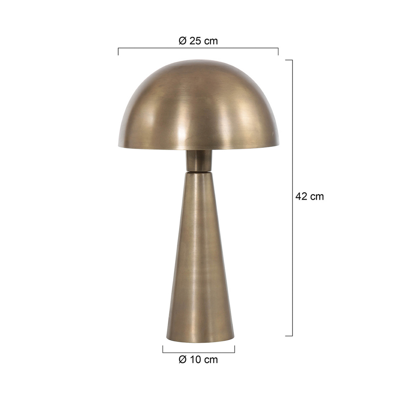 Pimpernel asztali világítás, bronz, fém, magasság 42 cm, E27