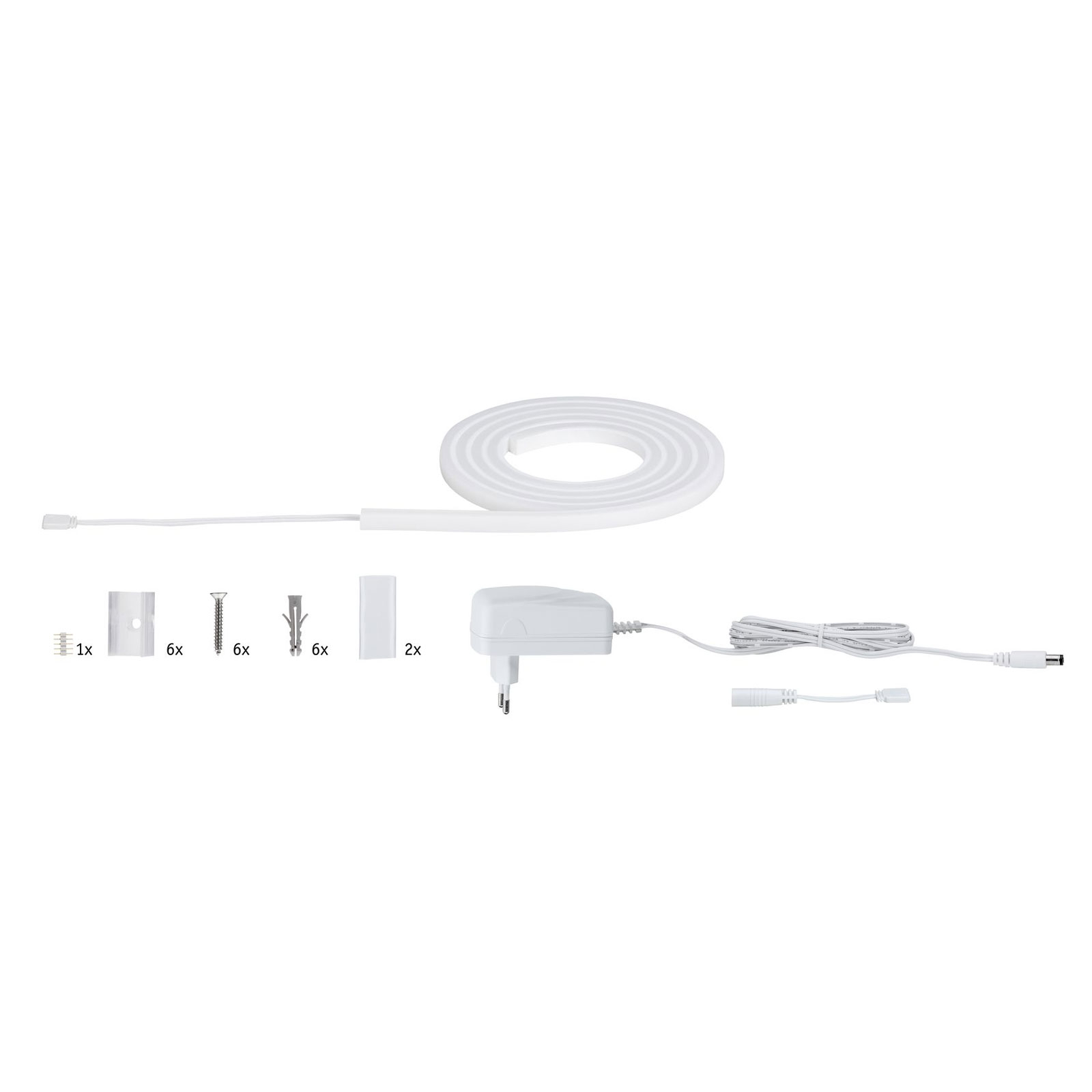 MaxLED Flow LED Strip 1,5m Basic Set White - Paulmann