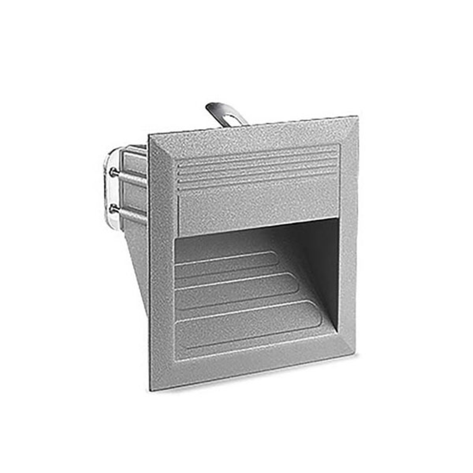 LEDS-C4 Micenas Path LED recessed wall light, die-cast aluminium, polycarbonate, 2 W, energy efficiency: A+, W: 14 cm, H: 14 cm