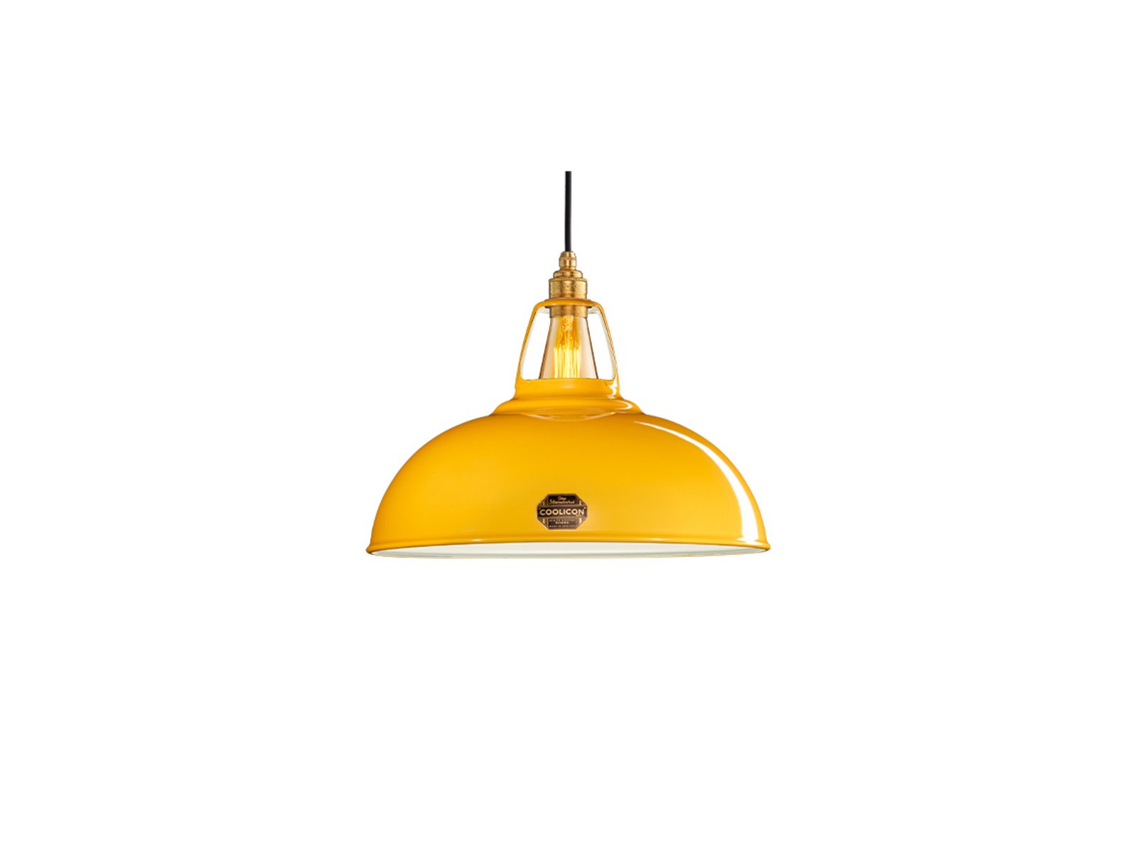 Large 1933 Design Lustră Pendul Deep Yellow - Coolicon