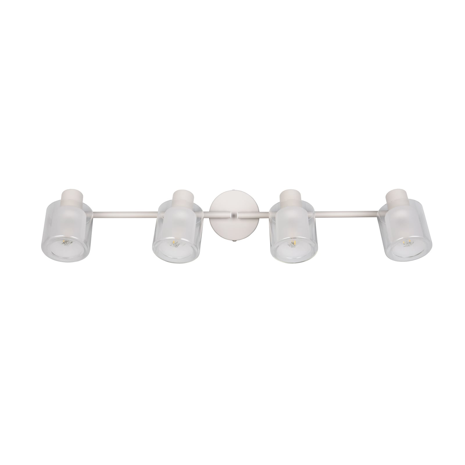 Plafoniera Neralo, a 4 luci, grigio chiaro, metallo, E14 Plafoniera Neralo, a 4 luci, grigio chiaro, metallo, E14
