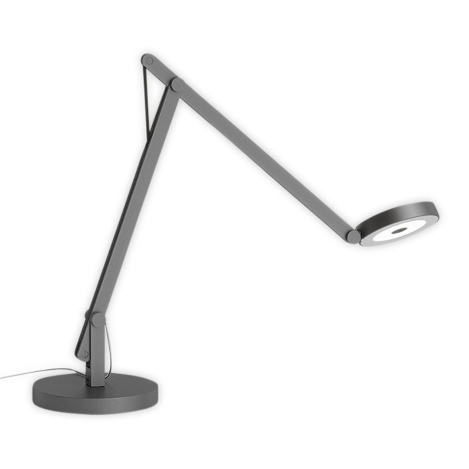 "Rotaliana" Styginių T1 Mini LED stalas sidabrinis, juodas