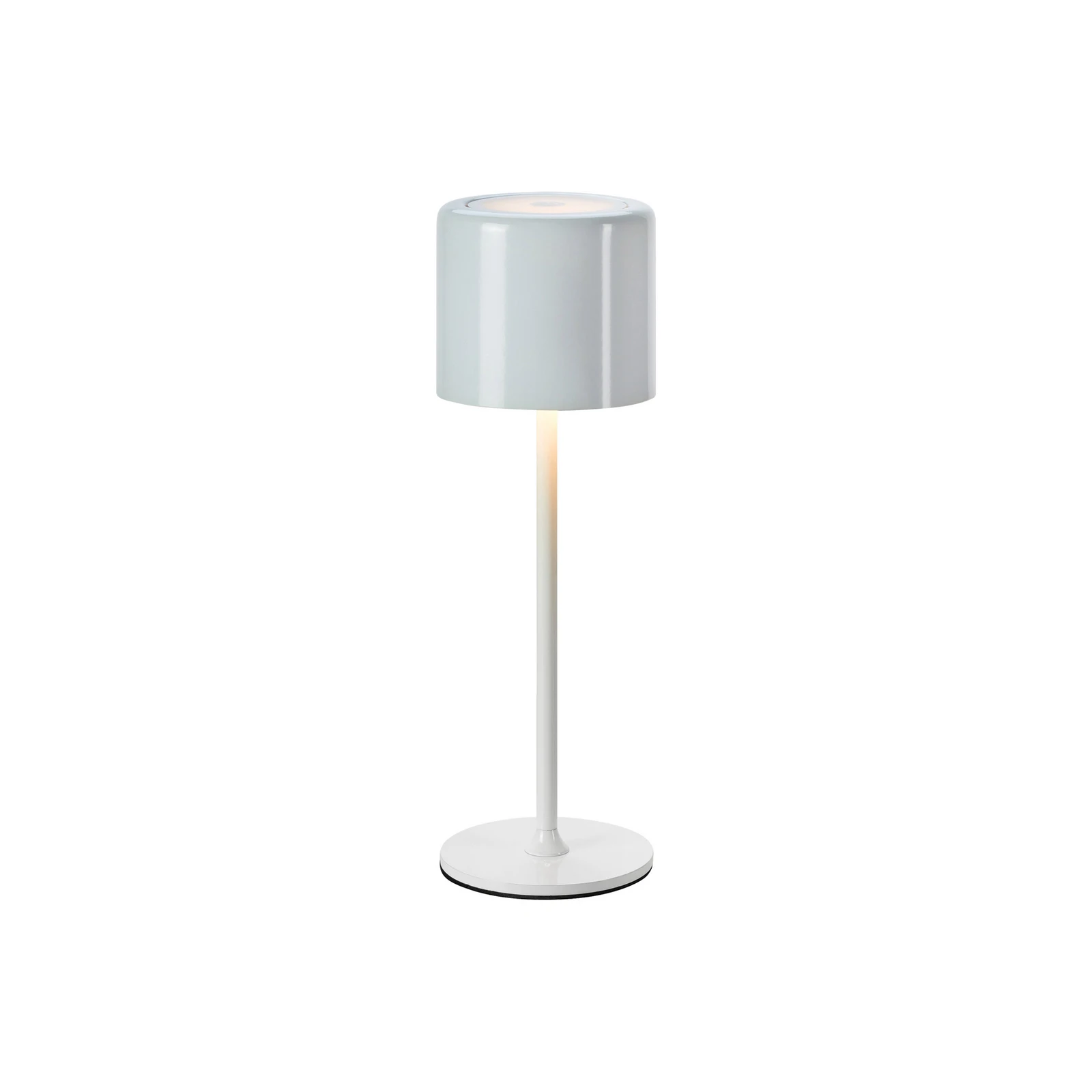 Filo batteridrevet bordlampe for utendørs bruk, hvit