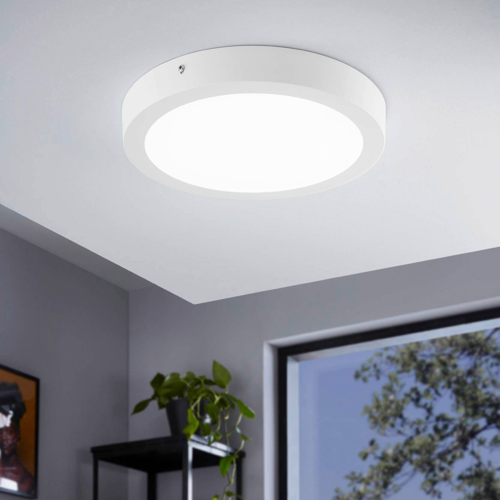 EGLO connect Fueva-C Deckenlampe rund 30cm