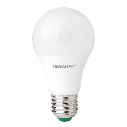 Lâmpada LED E27 A60 9W, branco quente, regulável
