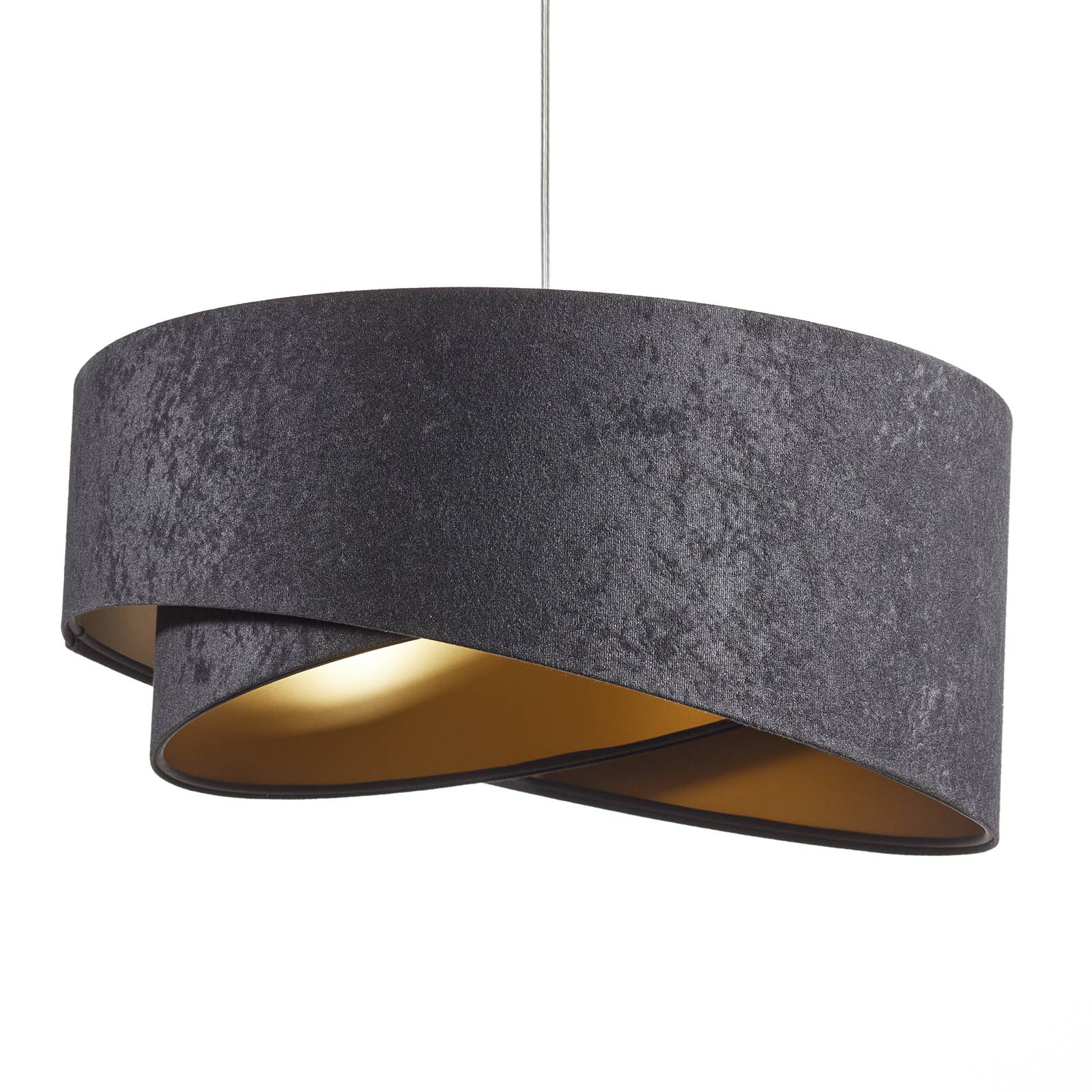Bps Koncept - 060-009 Hängeleuchte Galaxy schwarz Gold 1 x E27 ø 50cm H105cm dimmbar