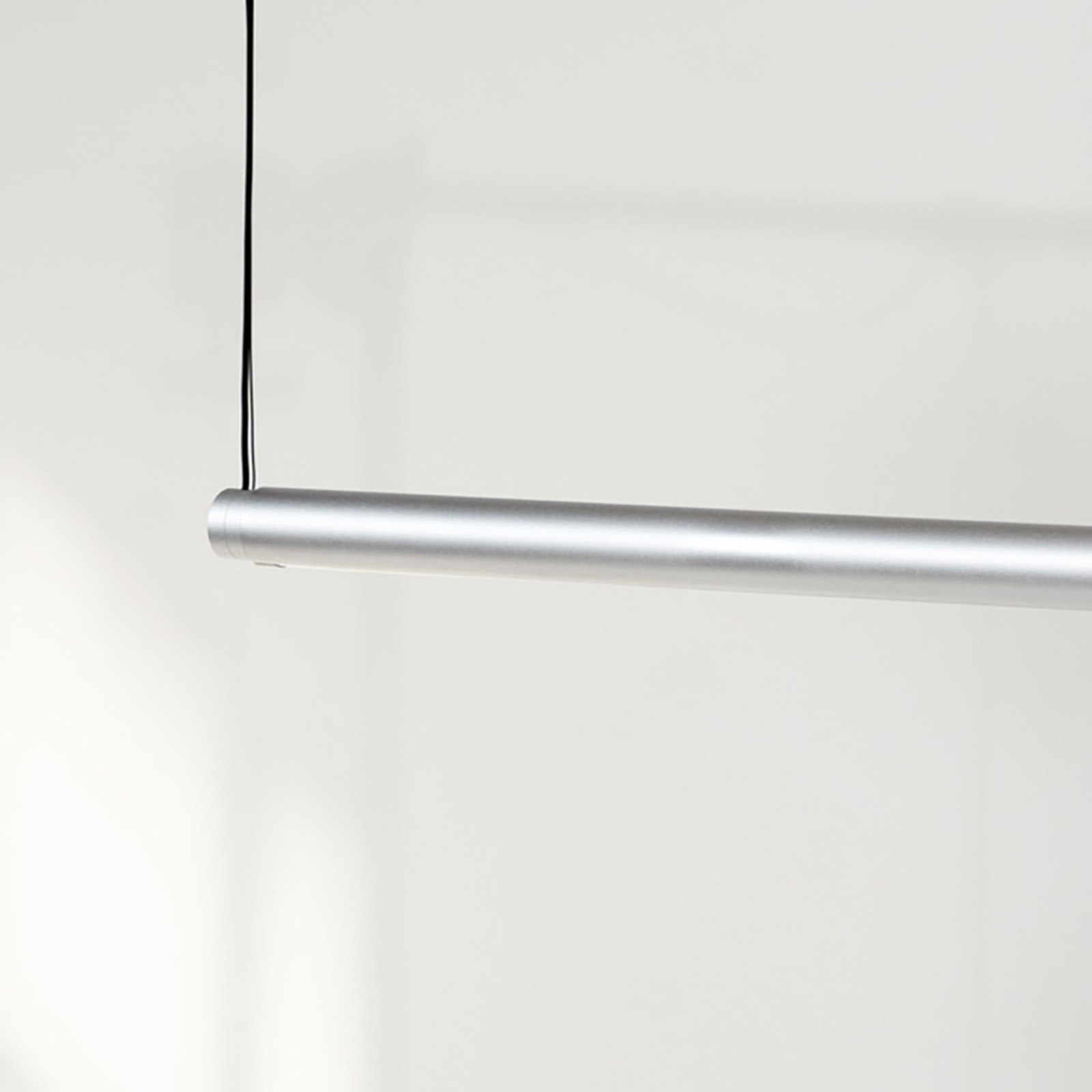 Factor Linear 1500 Pendant Diffused Clear Anodised Aluminium - HAY