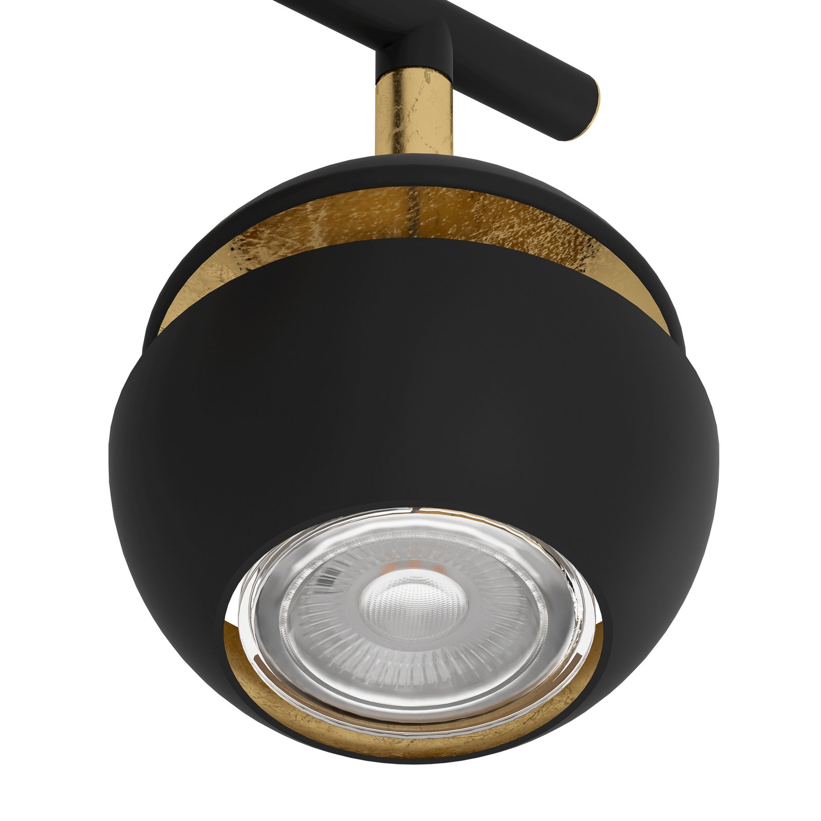 Mustakultainen LED-kattovalaisin Nocito – 3-lampp. Mustakultainen LED-kattovalaisin Nocito – 3-lampp.