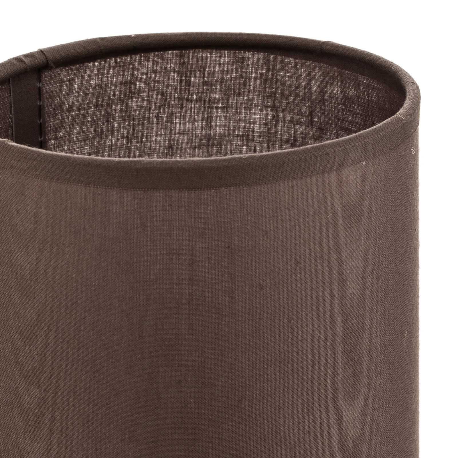 Roller lampshade earth brown Ø 13 cm, height 15 cm