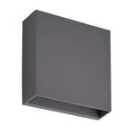 Ugar LED Buiten Wandlamp H14 Dark Grey - Lindby